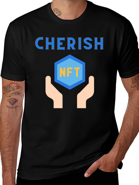 Cherish NFT Black Graphic Tee
