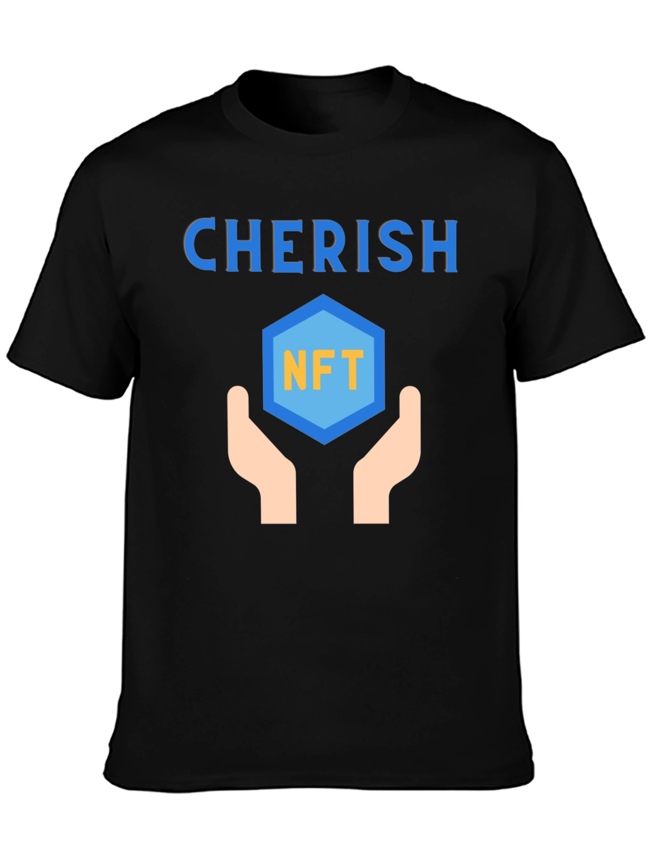 Cherish NFT Black Graphic Tee