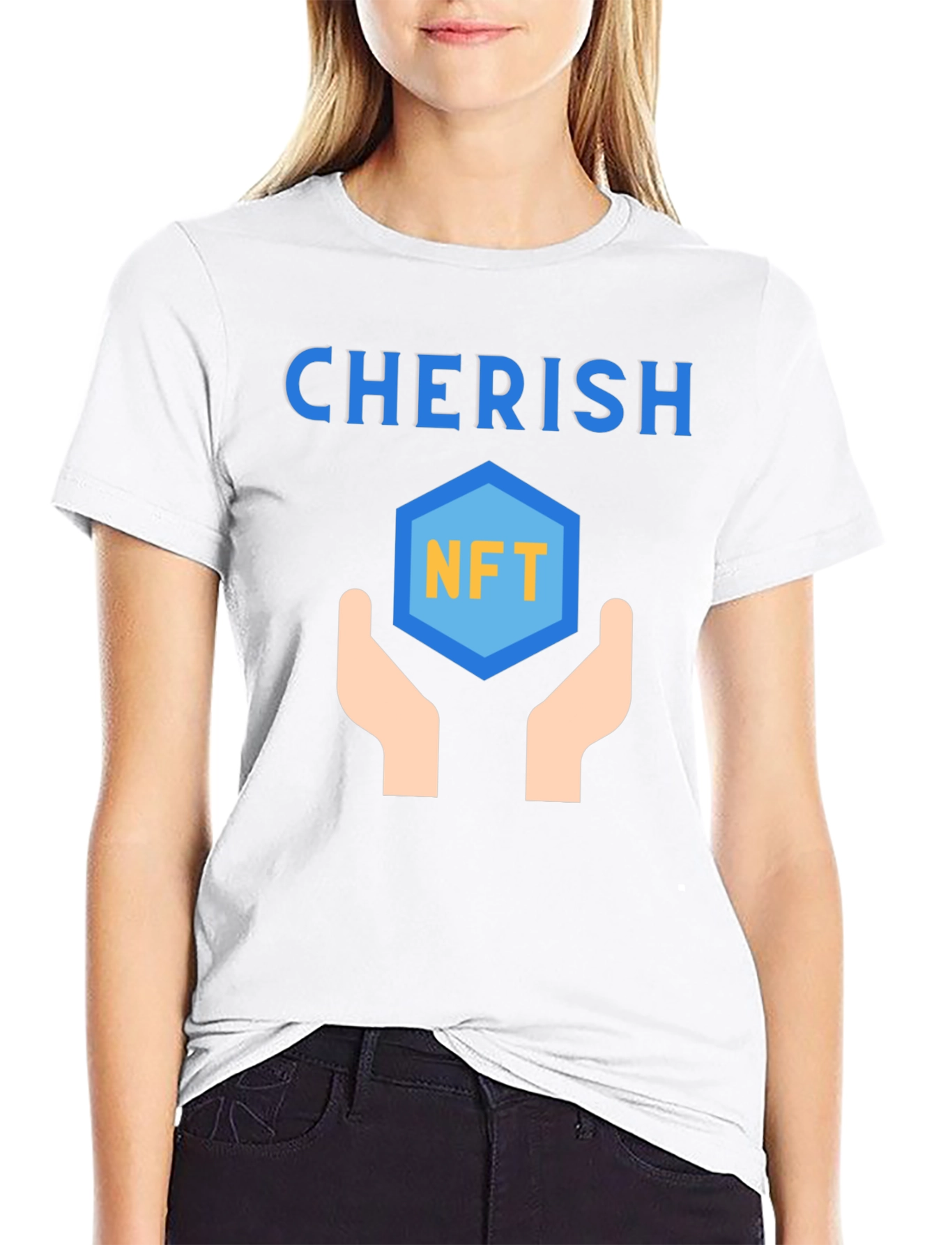 Cherish NFT Black Graphic Tee