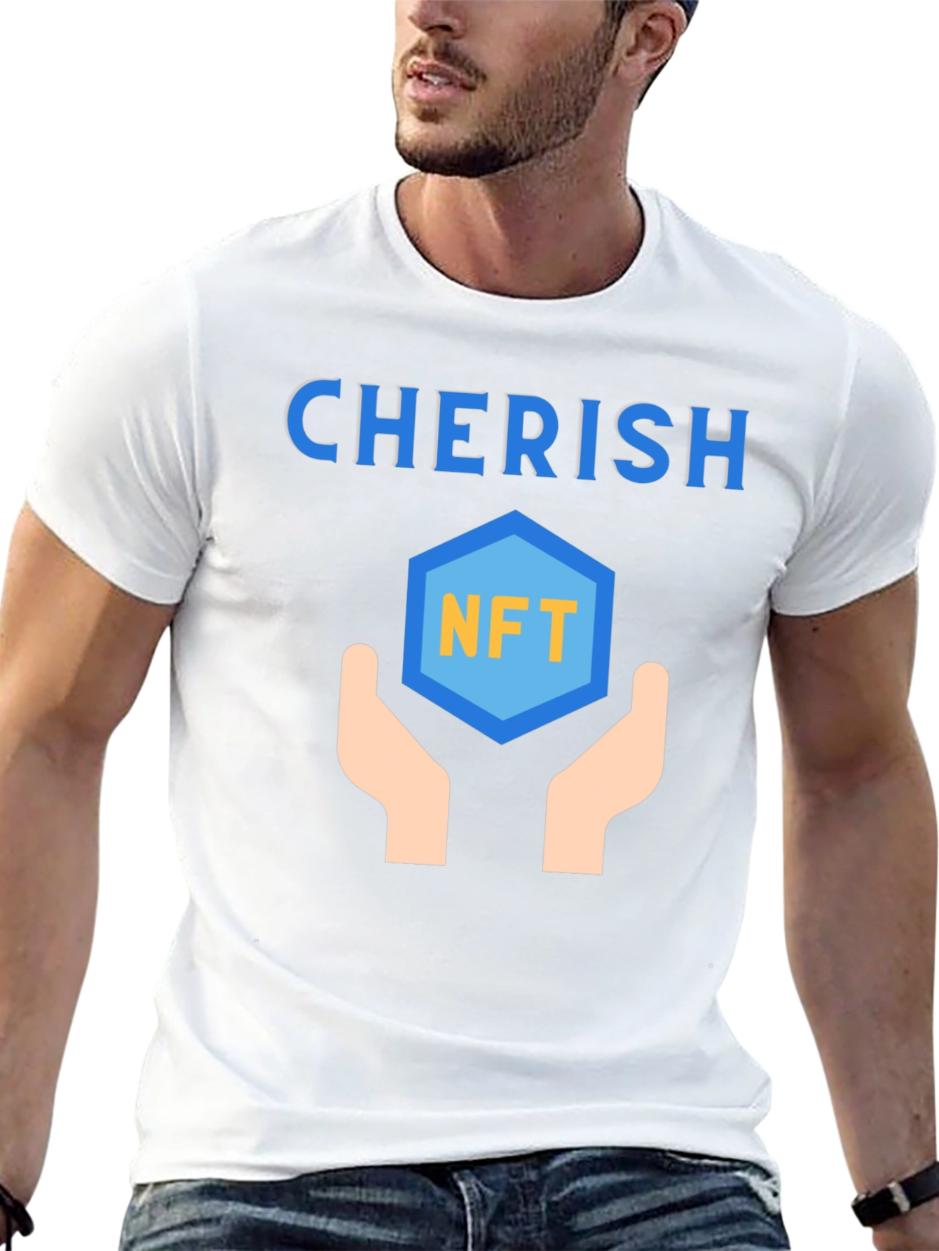 Cherish NFT Black Graphic Tee