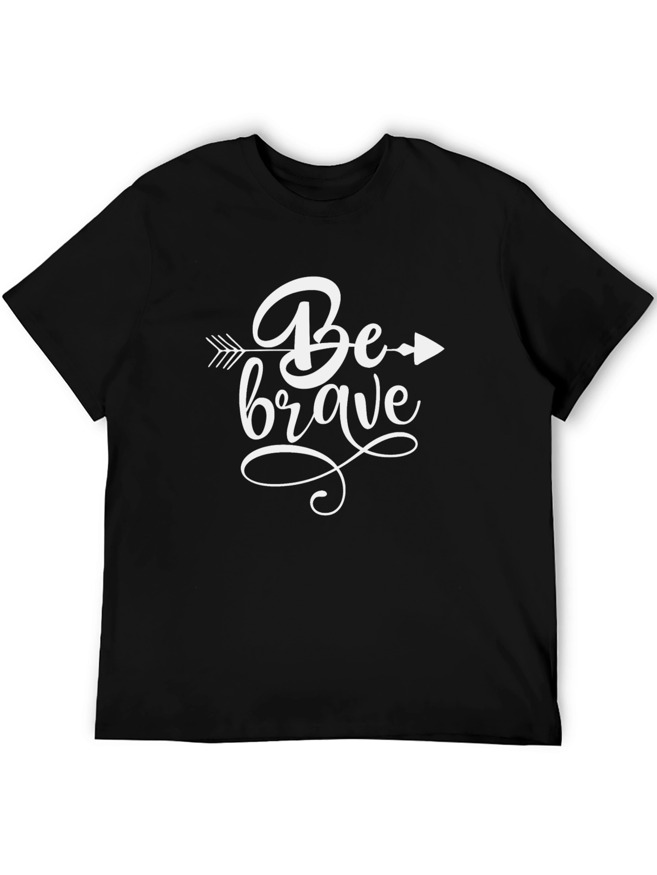 Be Brave Arrow Tee - Trendy Graphic T-Shirt