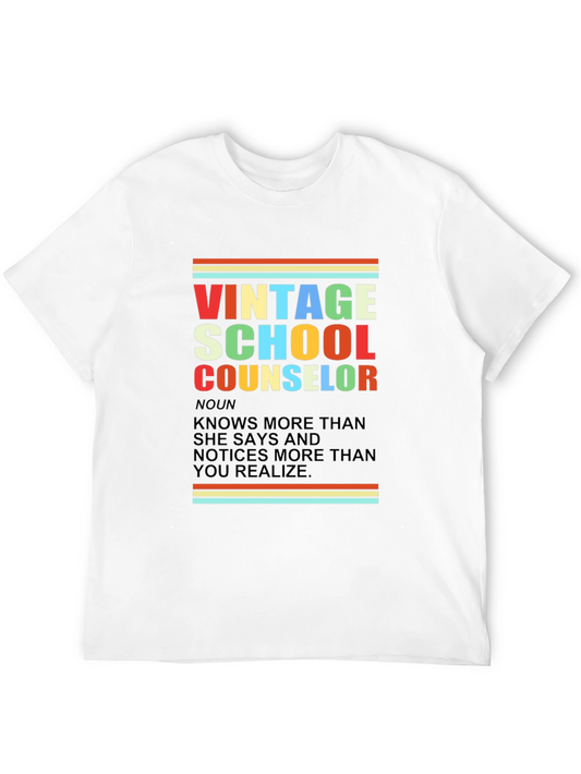 Vintage School Counselor T-Shirt