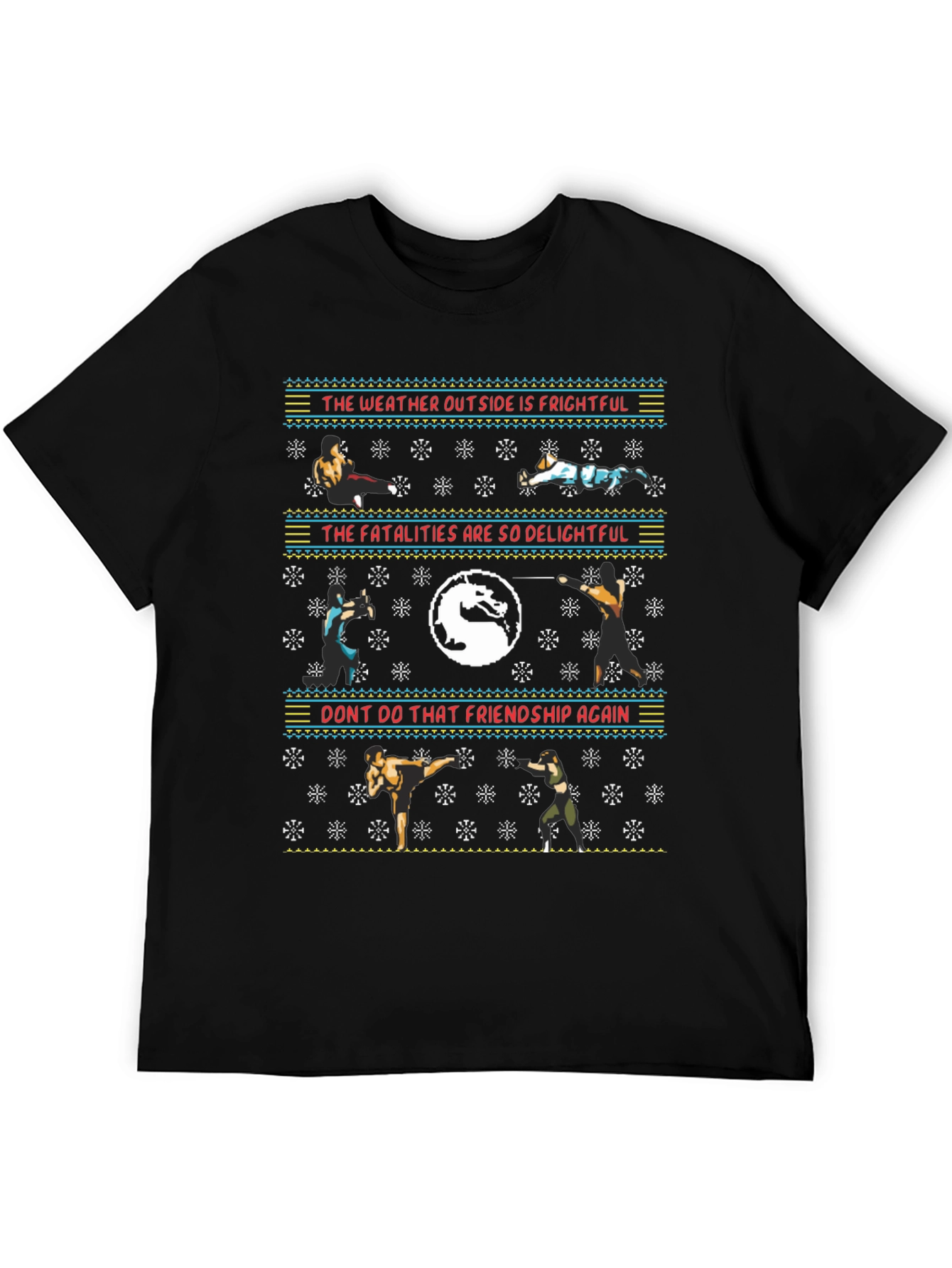 Mortal Kombat Ugly Christmas Sweater T-Shirt