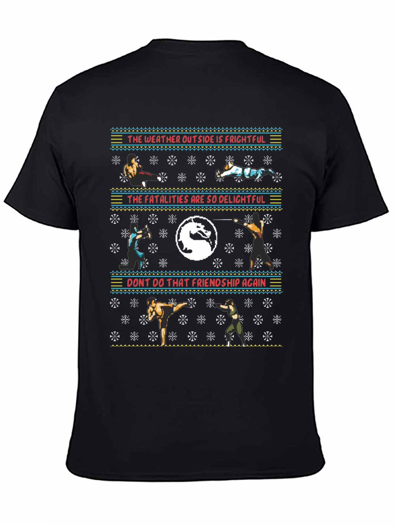 Mortal Kombat Ugly Christmas Sweater T-Shirt