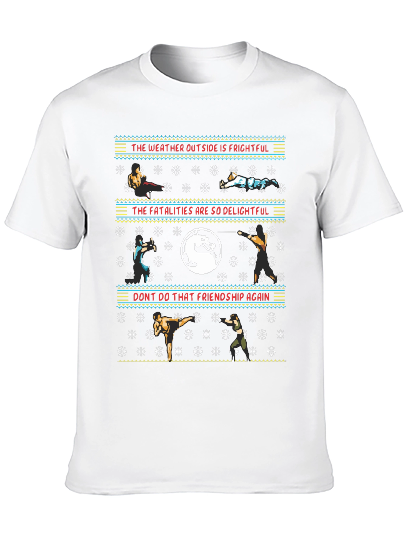 Mortal Kombat Ugly Christmas Sweater T-Shirt