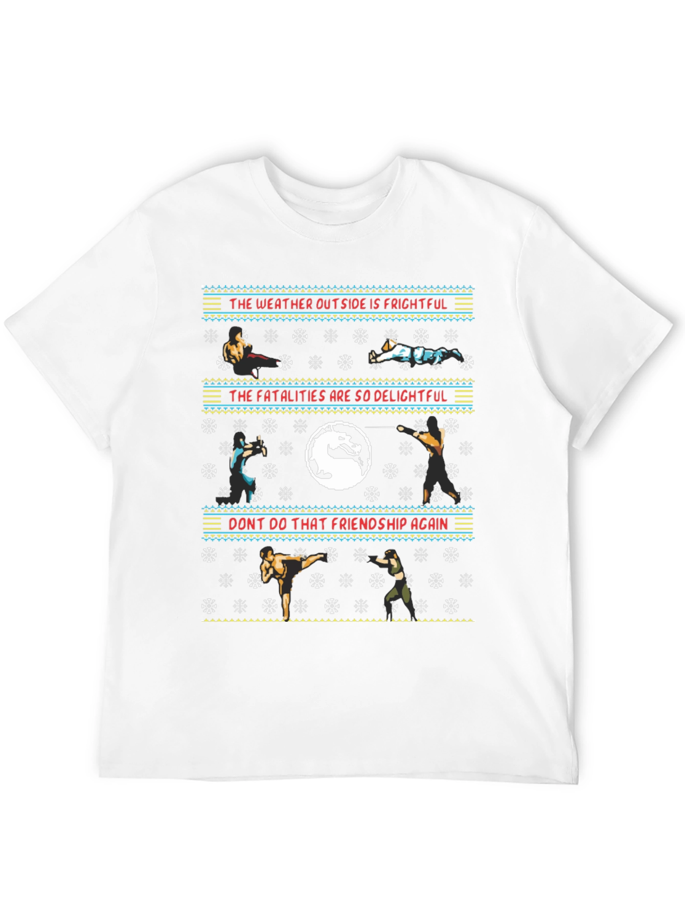 Mortal Kombat Ugly Christmas Sweater T-Shirt