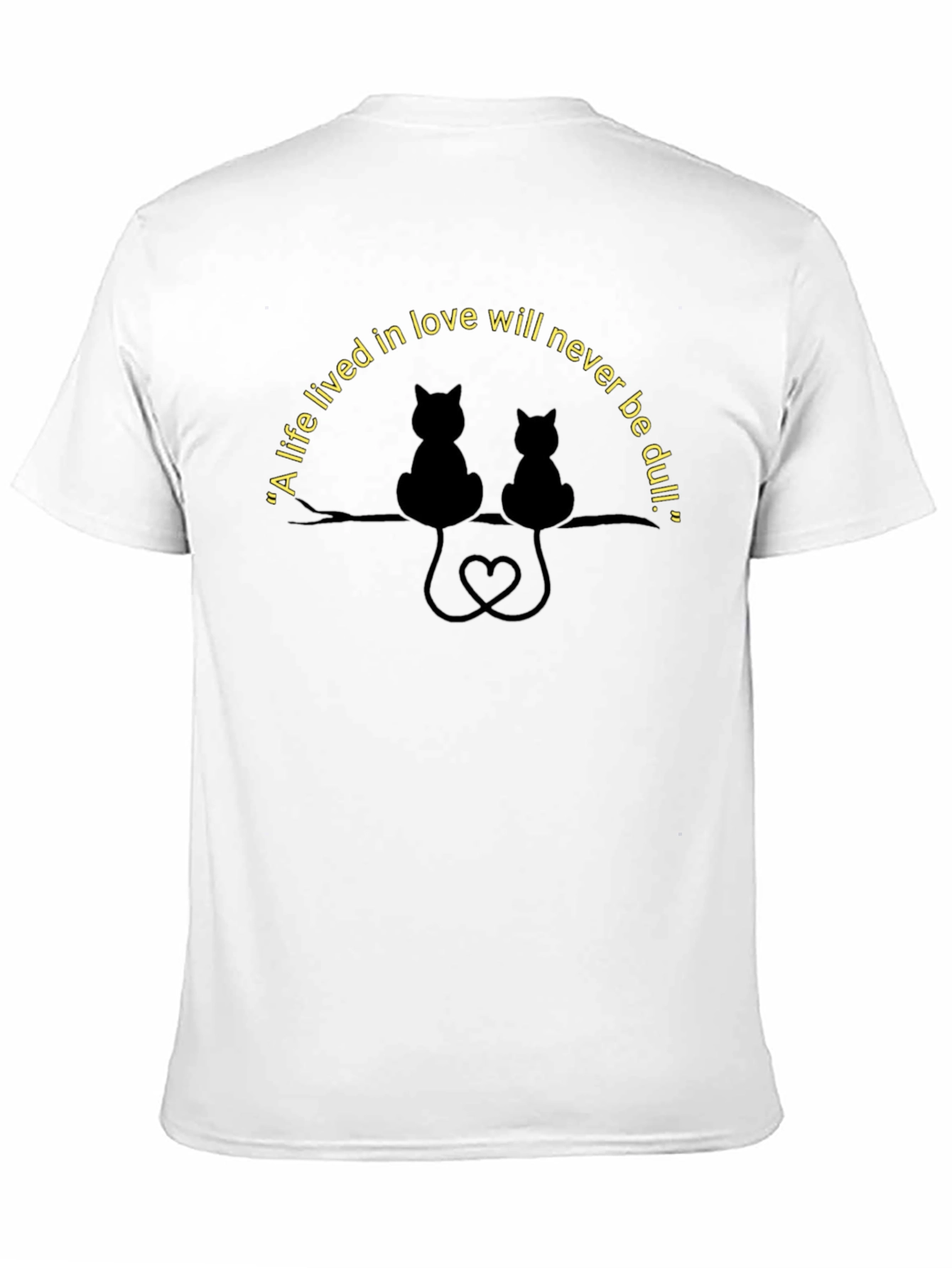 Cats in Love T-Shirt - Romantic Cat Lovers Tee