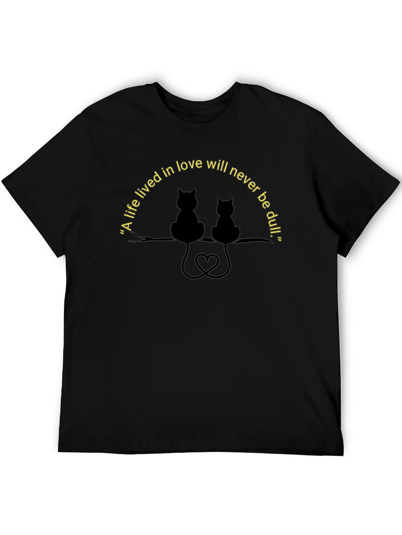 Cats in Love T-Shirt - Romantic Cat Lovers Tee