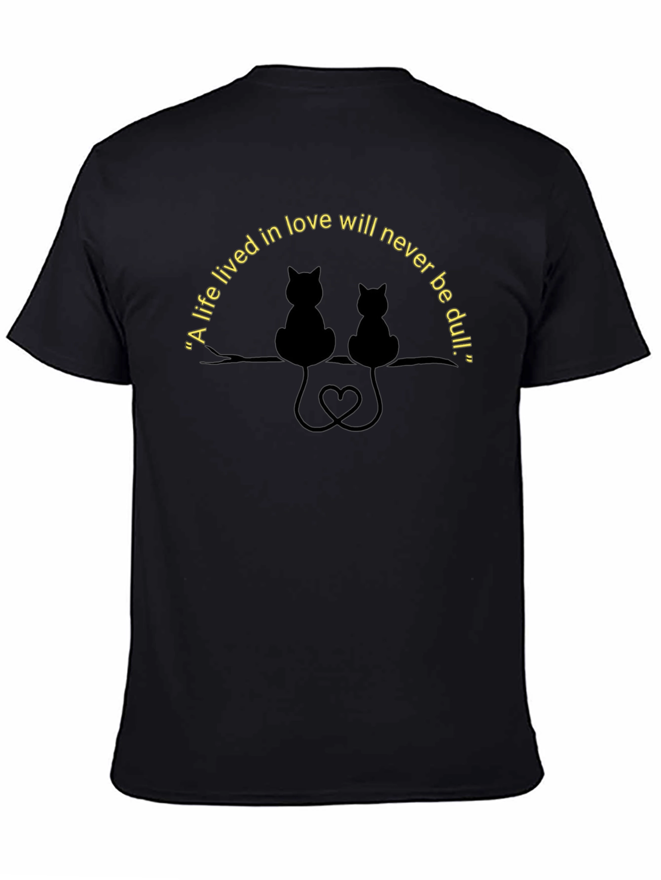 Cats in Love T-Shirt - Romantic Cat Lovers Tee