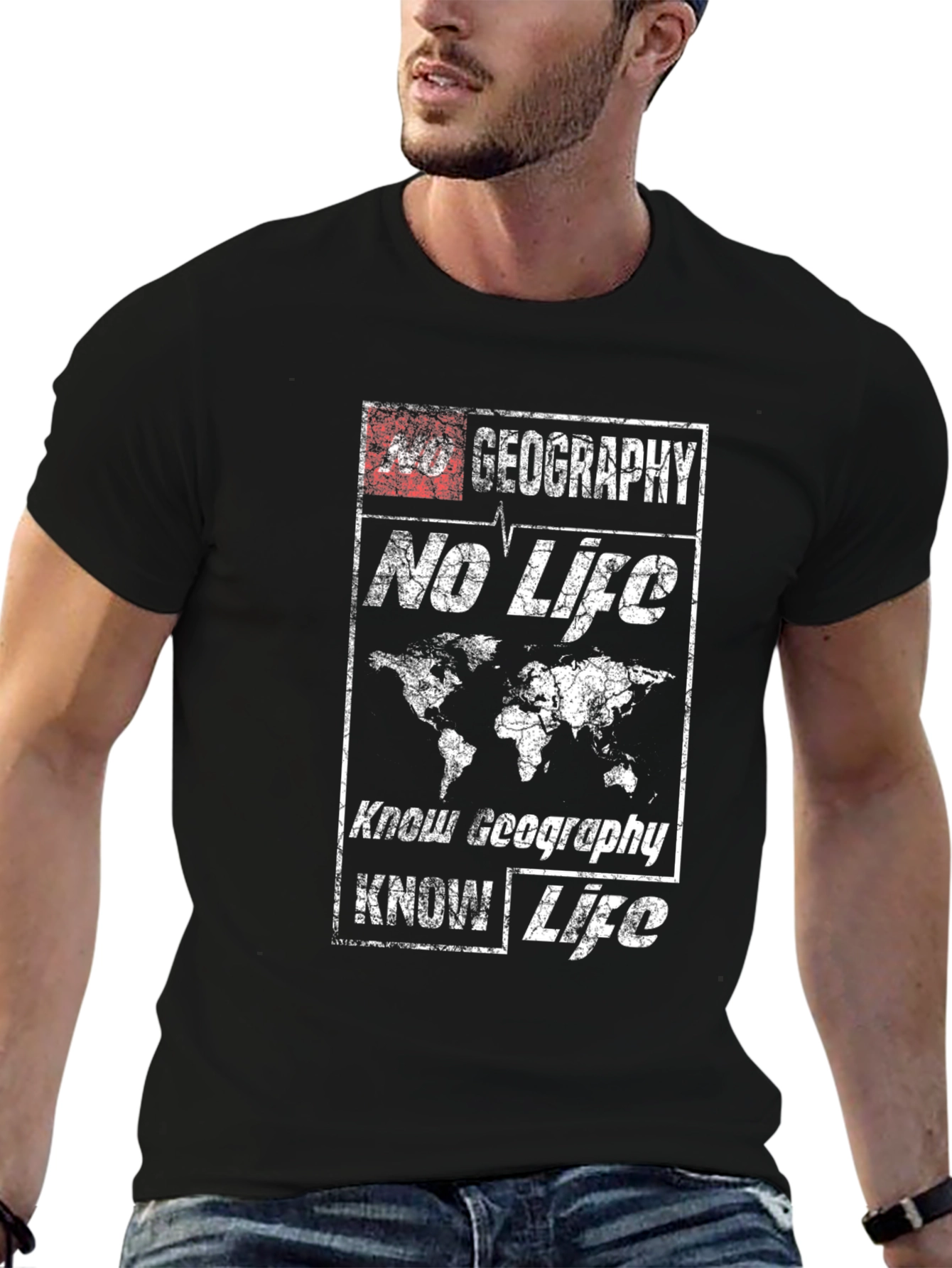 Geography No Life Know Geography Know Life T-Shirt
