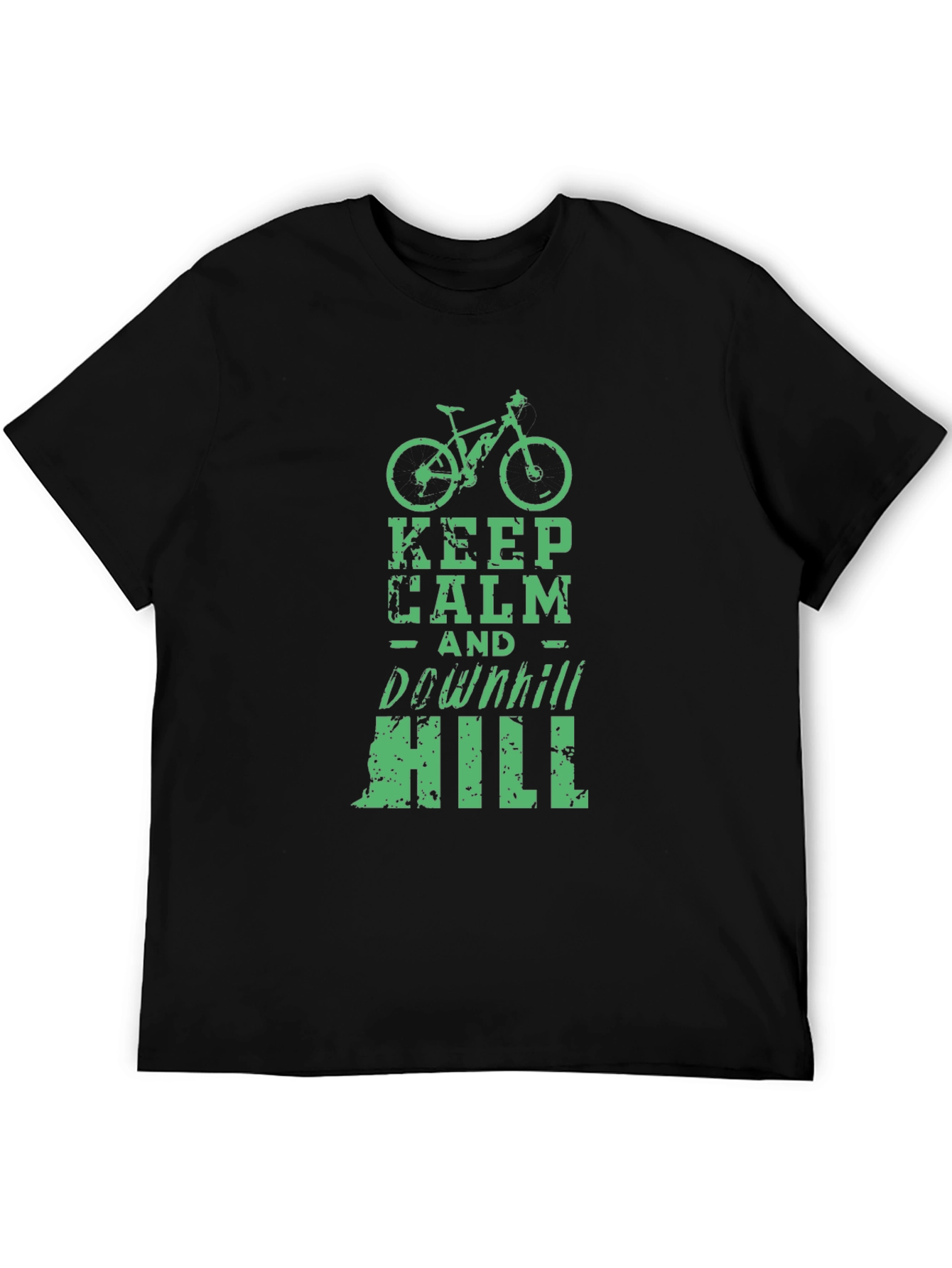 Keep Calm Downhill Mountain Bike T-Shirt