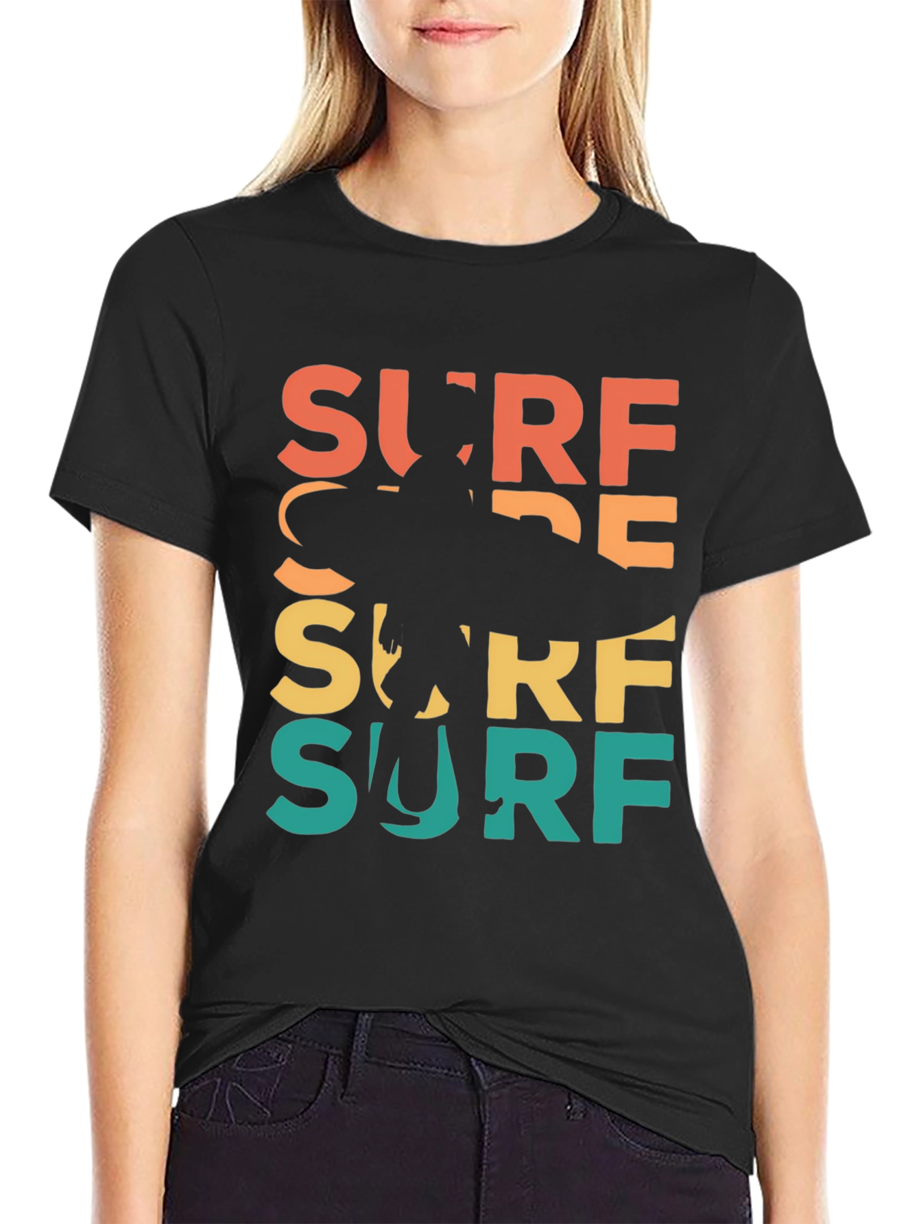 Retro Surf T-Shirt - Surfer Graphic Tee