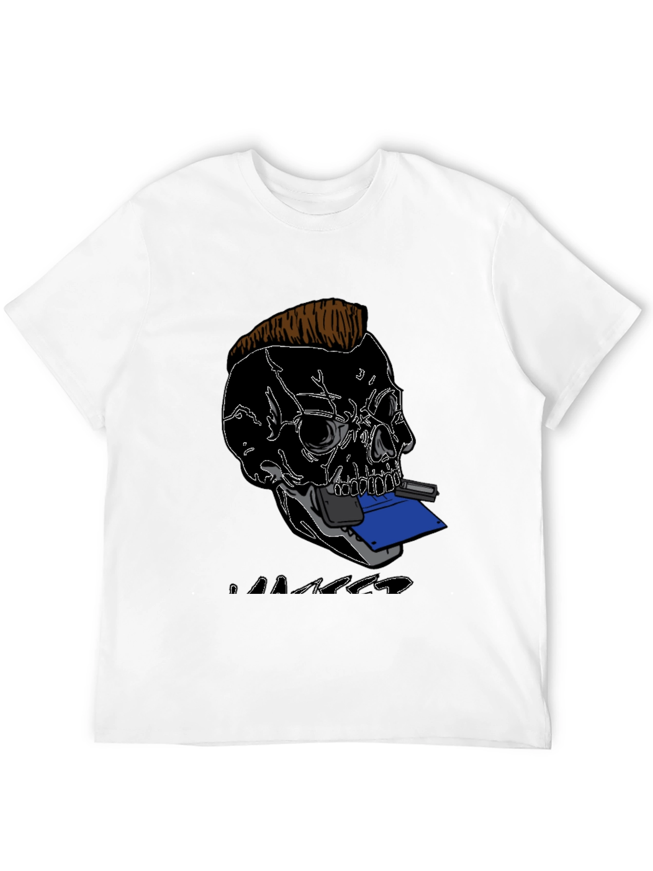 Skull Gamer T-Shirt - Black