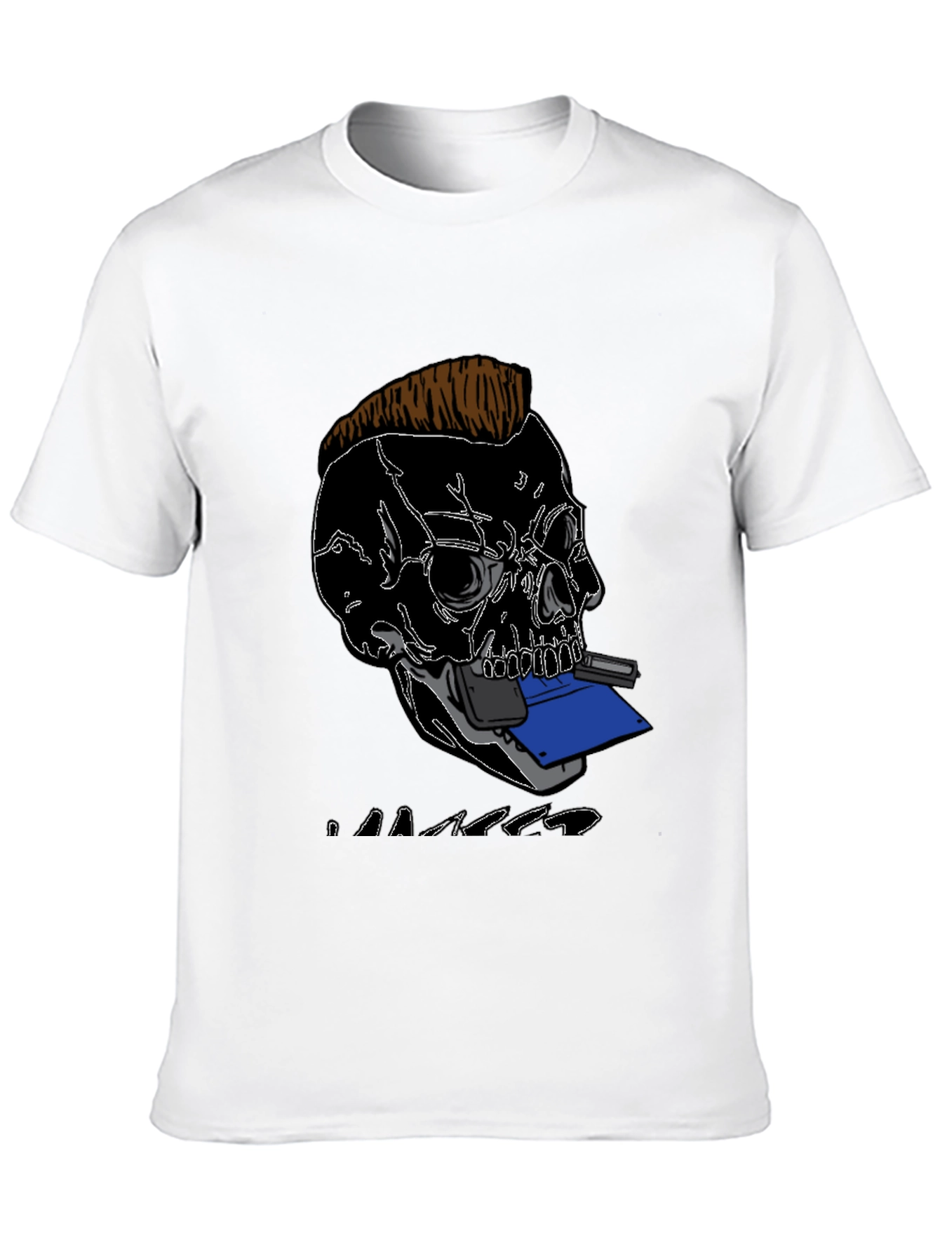 Skull Gamer T-Shirt - Black