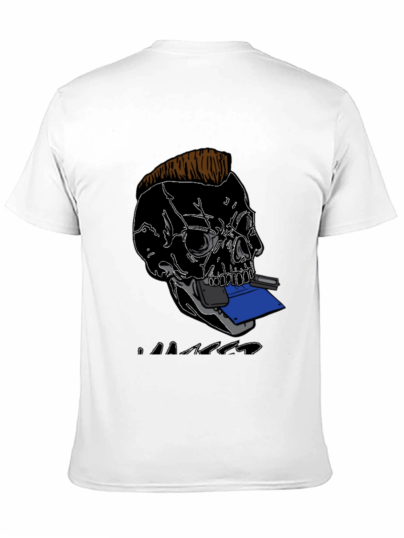 Skull Gamer T-Shirt - Black