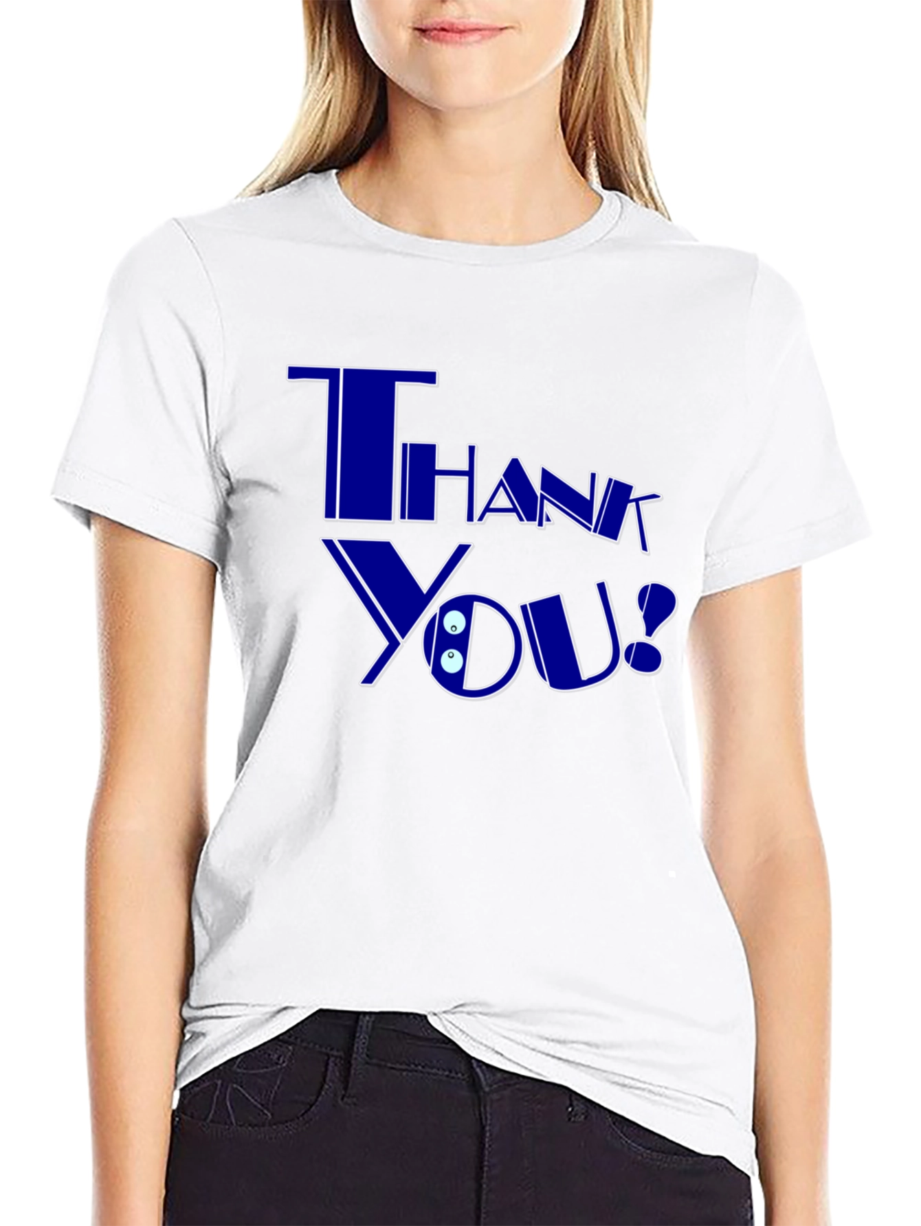 Thank You Graphic T-Shirt - Trendy Casual Wear