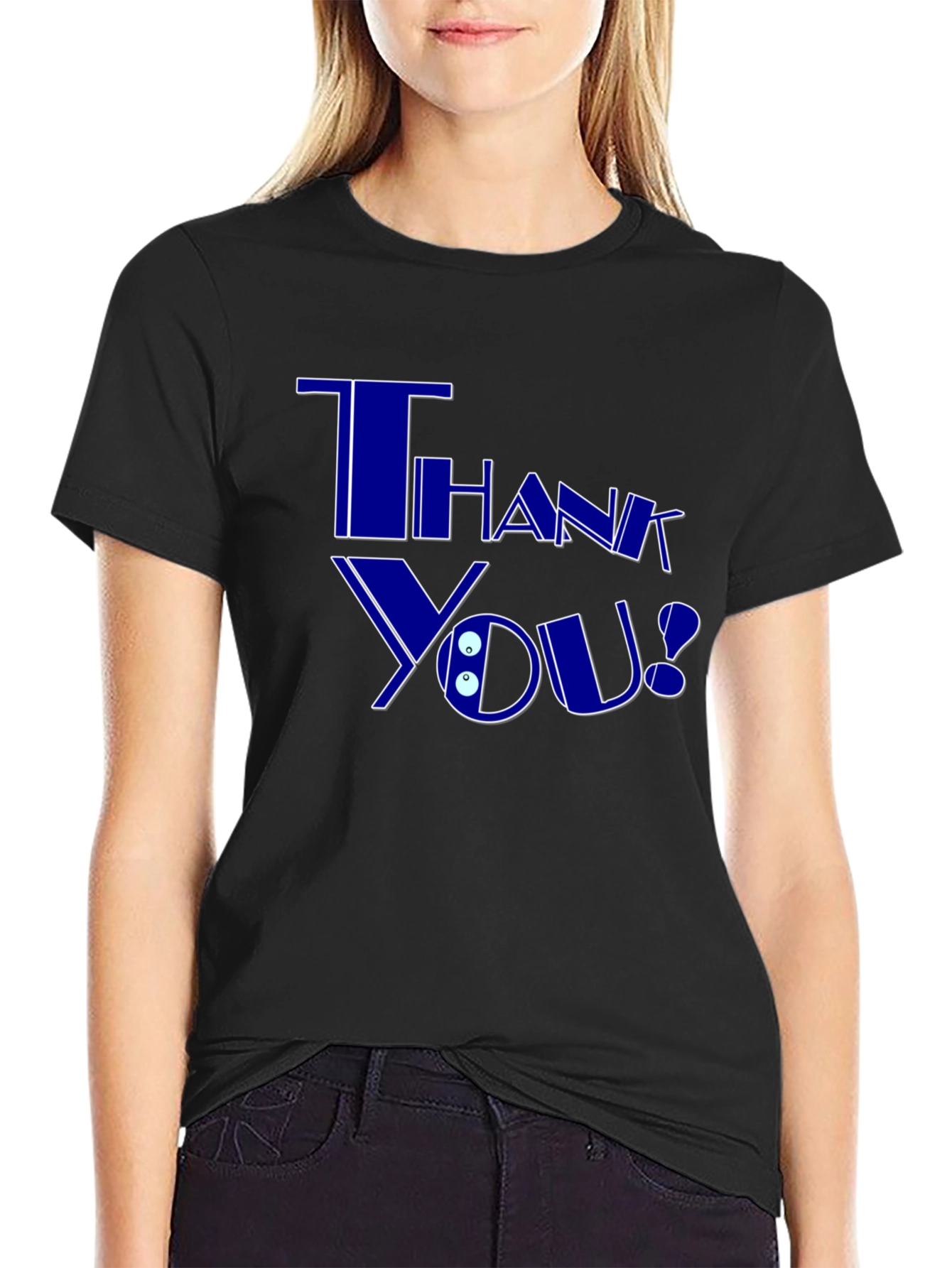 Thank You Graphic T-Shirt - Trendy Casual Wear