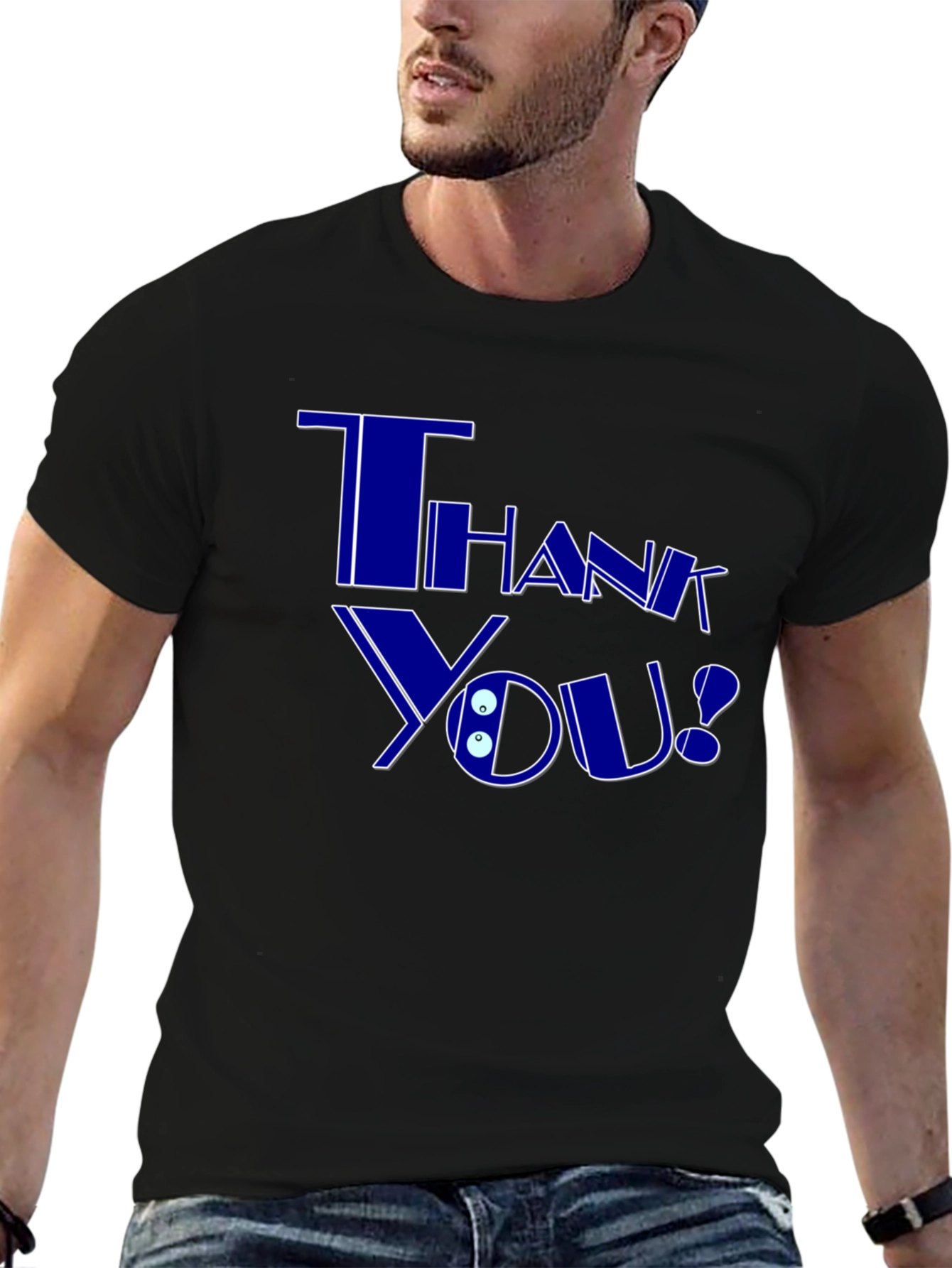 Thank You Graphic T-Shirt - Trendy Casual Wear
