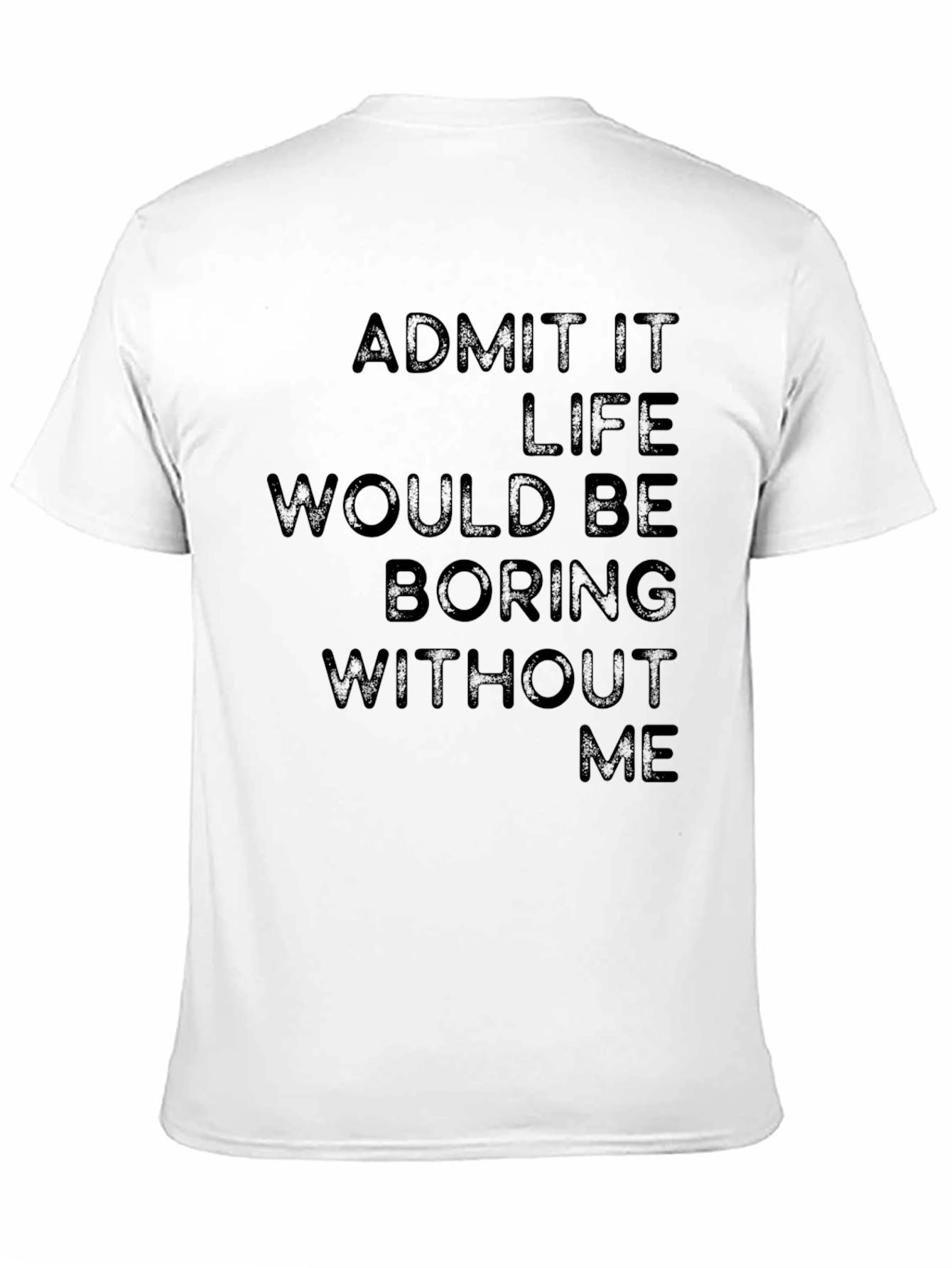 Humorous Graphic Print Mens T-Shirt