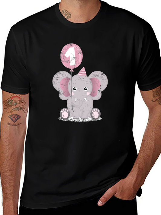 First Birthday Elephant T-Shirt