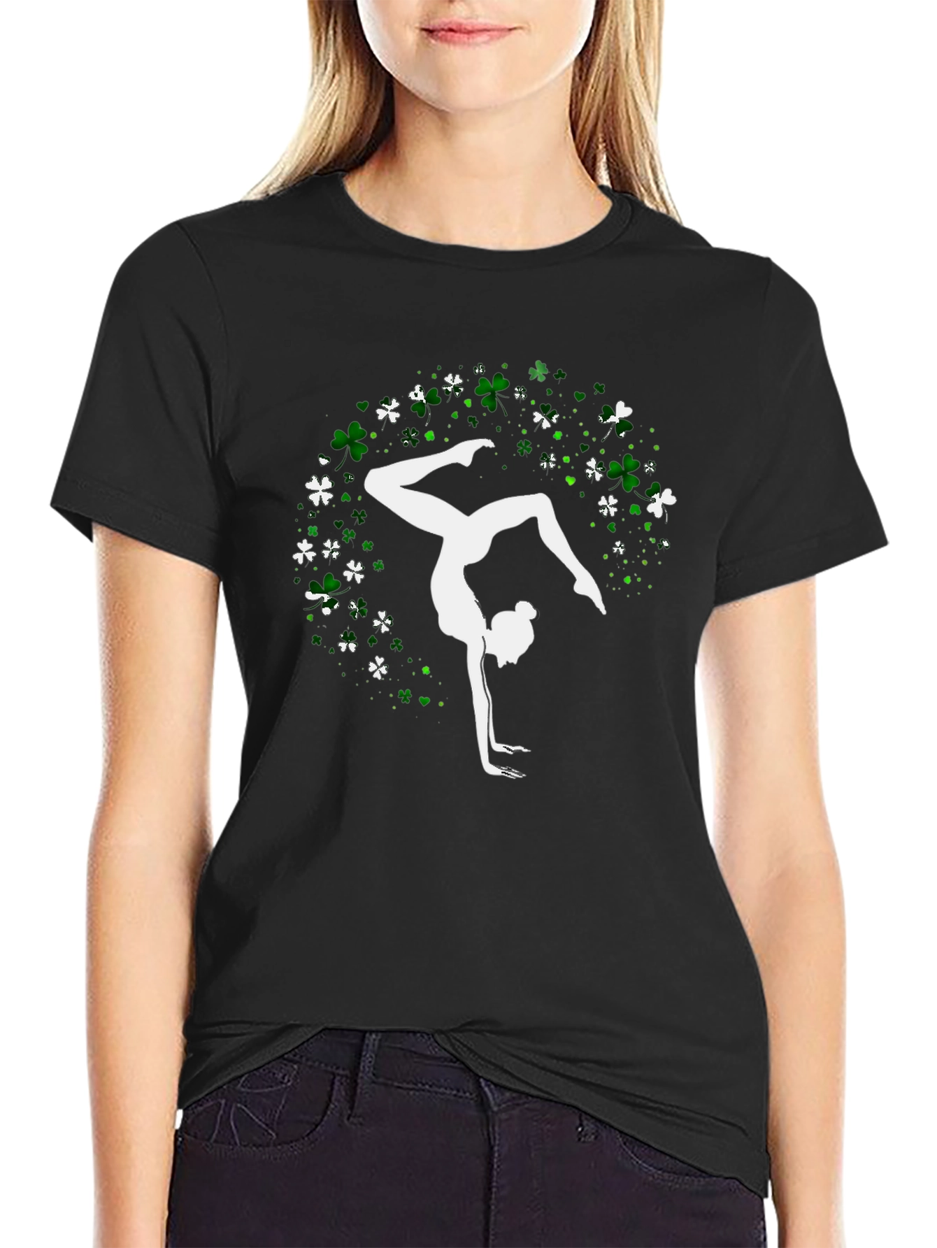 Gymnast Shamrock T-Shirt - St. Patricks Day