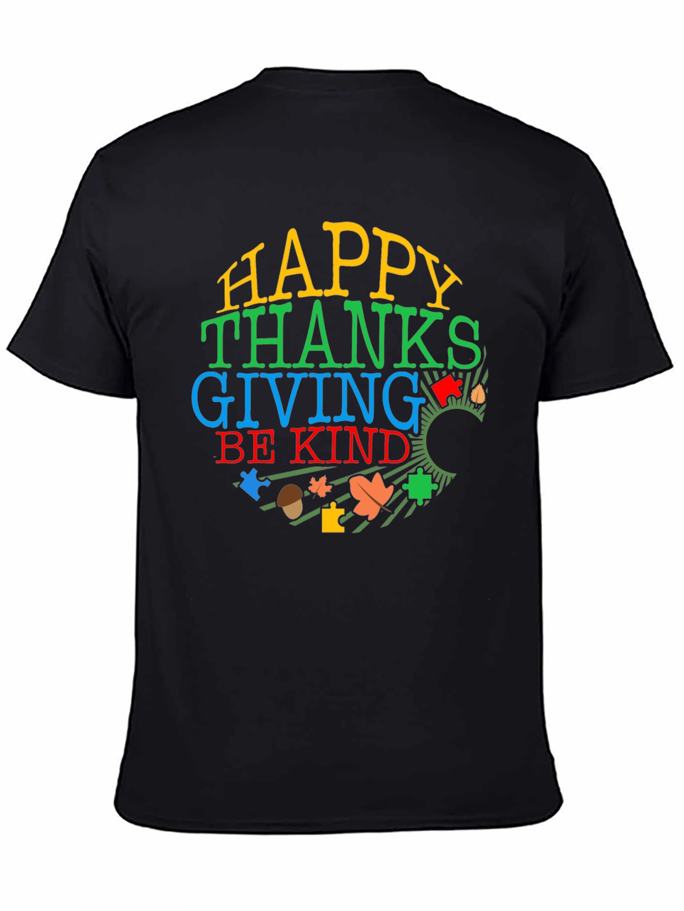 Happy Thanksgiving Autism Awareness Shirt
