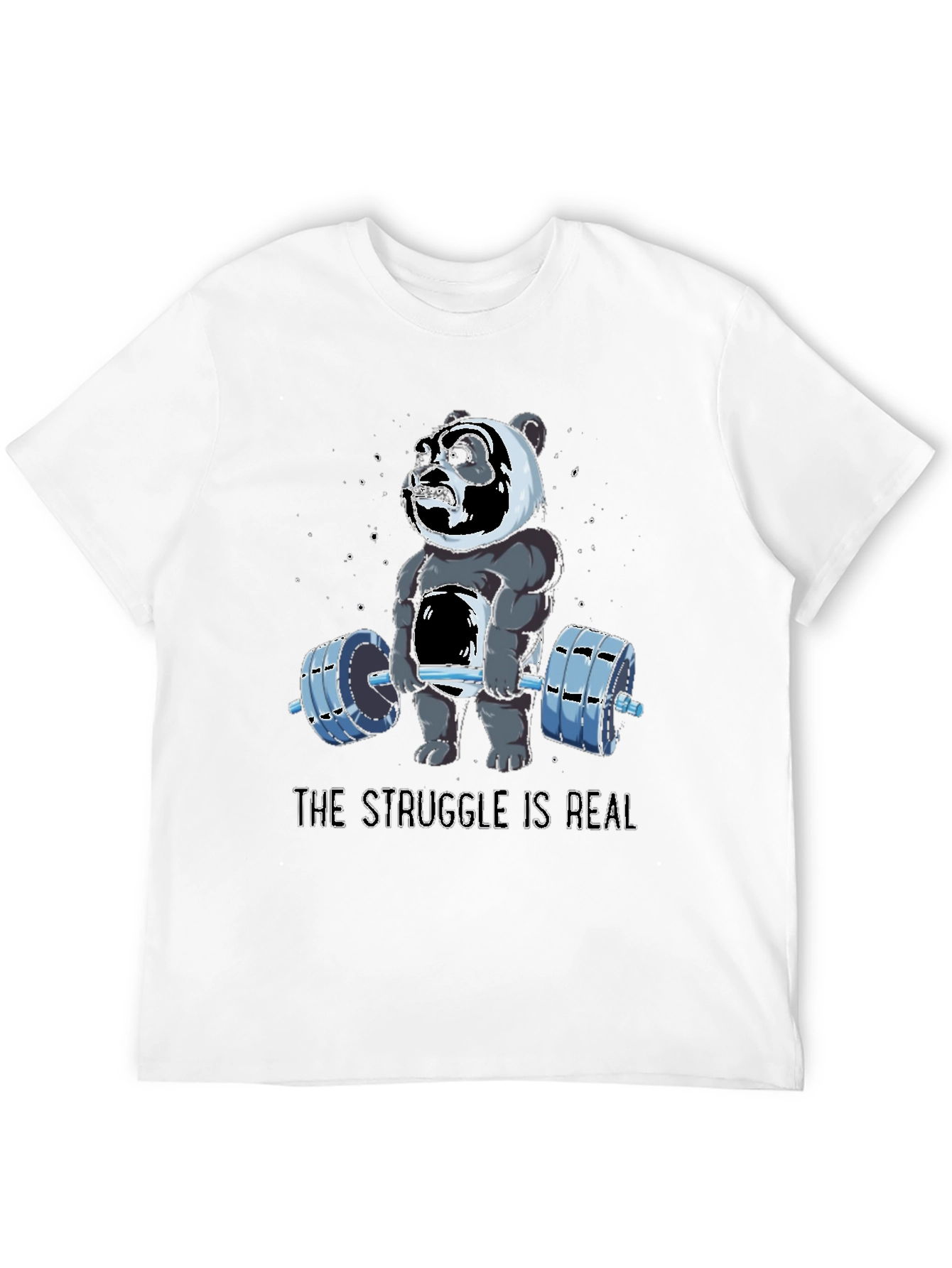 Struggle is Real Panda Gym T-Shirt