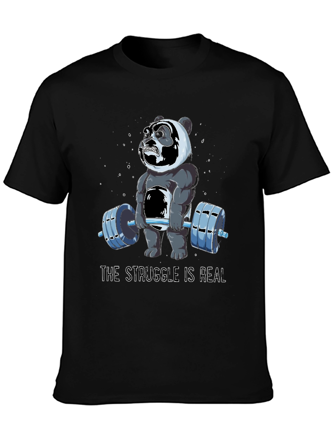 Struggle is Real Panda Gym T-Shirt