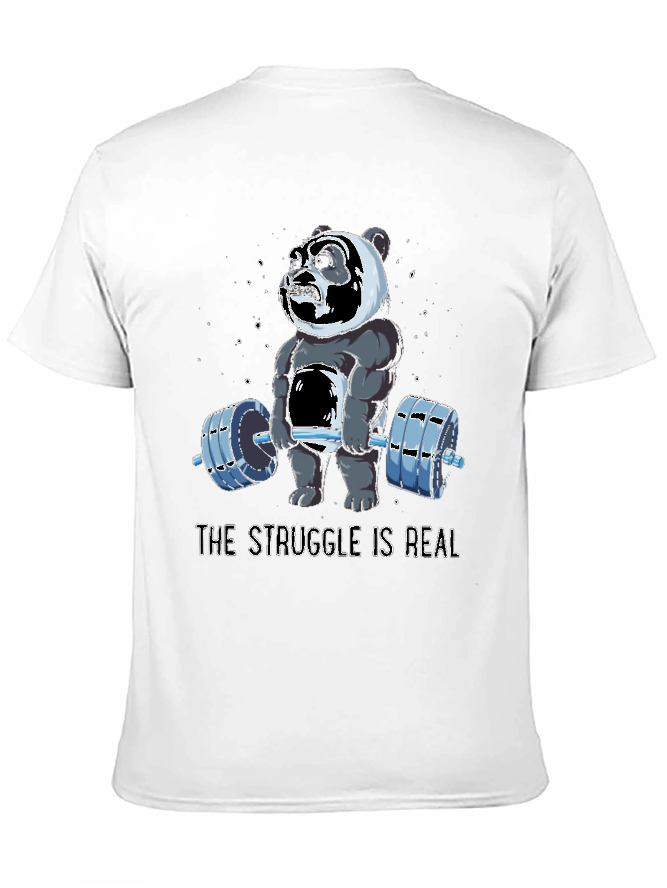Struggle is Real Panda Gym T-Shirt
