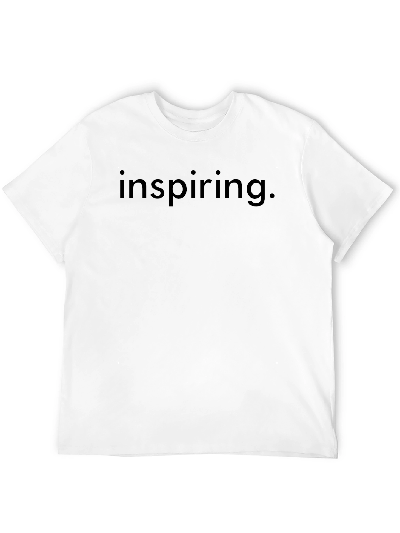 Inspiring Black T-Shirt - Minimalist Design