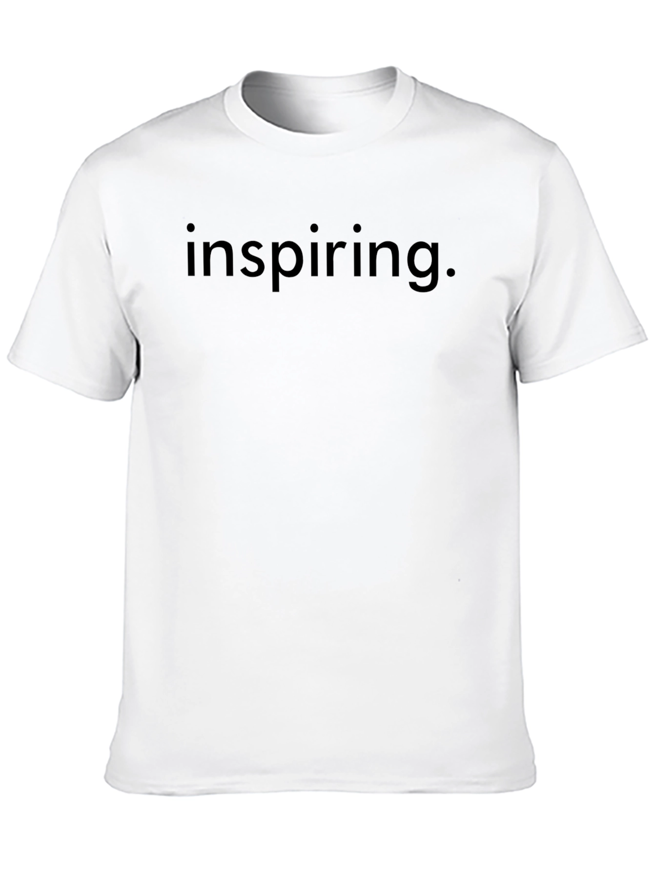 Inspiring Black T-Shirt - Minimalist Design
