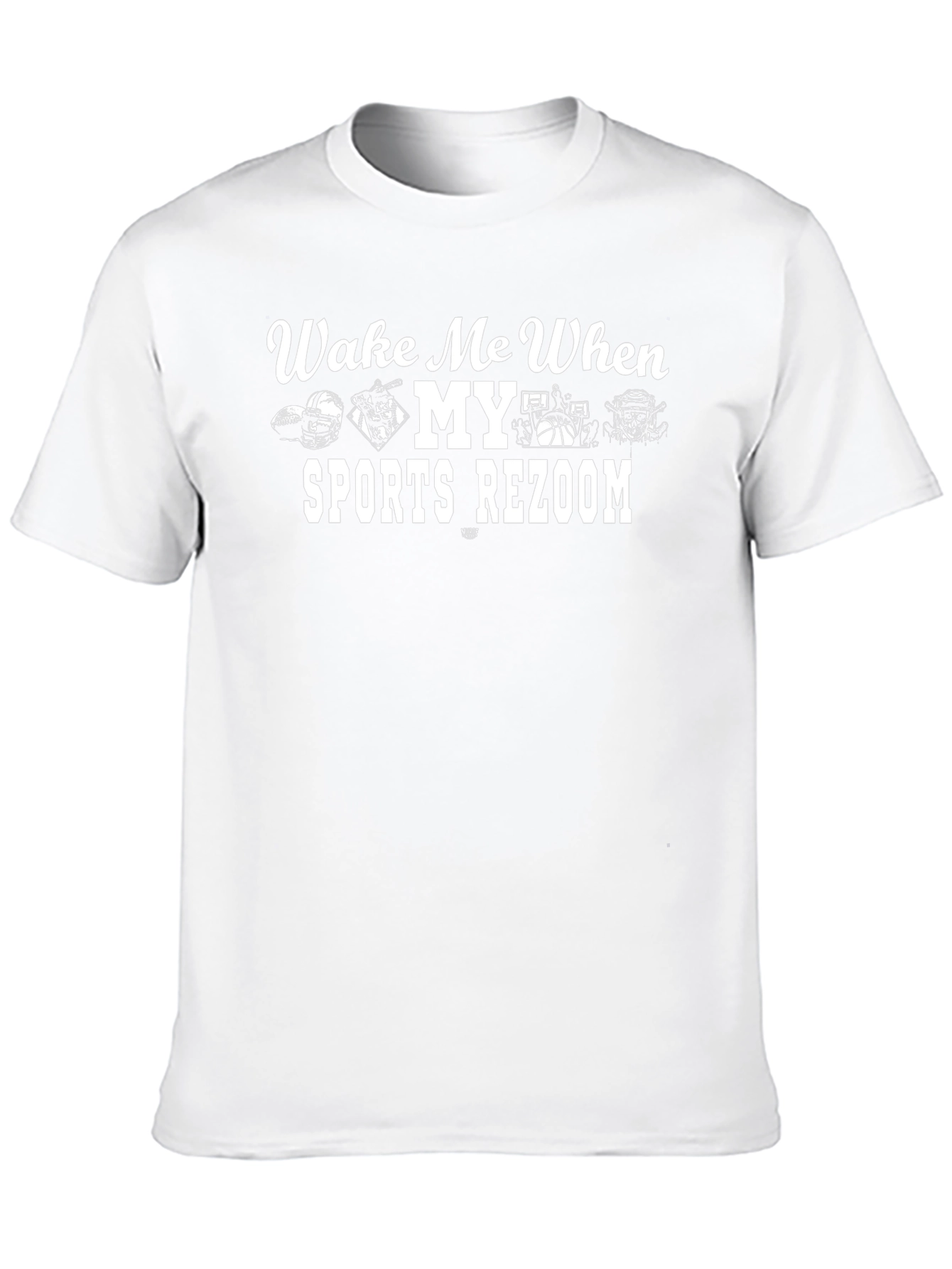 Wake Me When Sports Rezoom T-Shirt