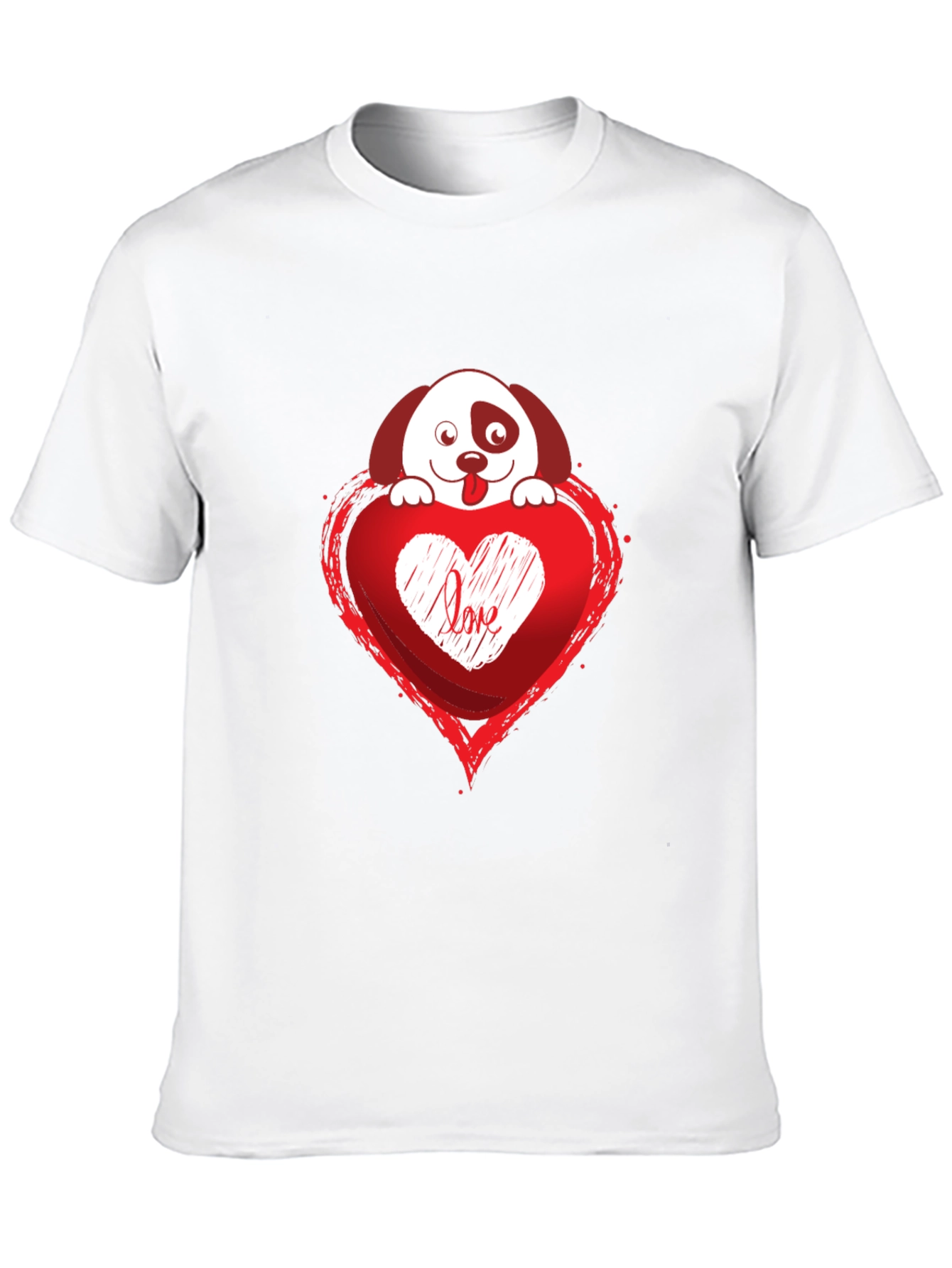 Love Pup Graphic Tee - Black T-Shirt