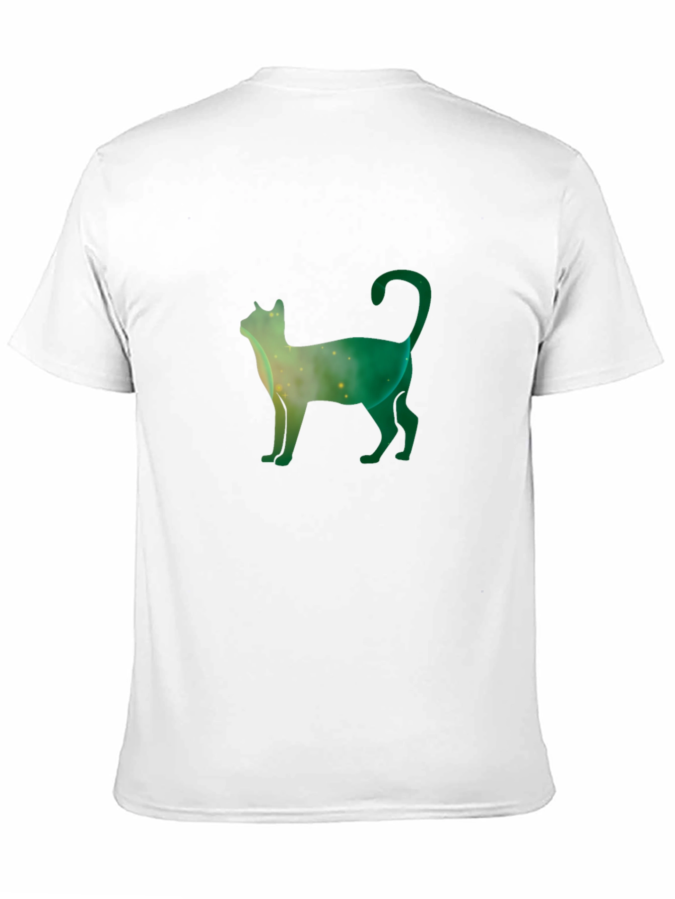 Galaxy Cat Tee - Stylish Black Cotton T-Shirt