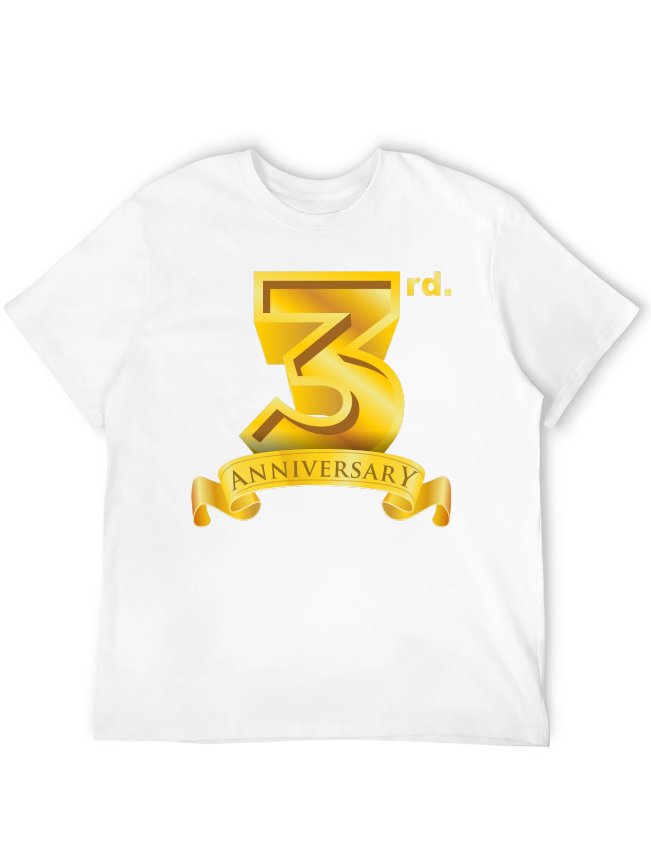 3rd Anniversary Black T-Shirt