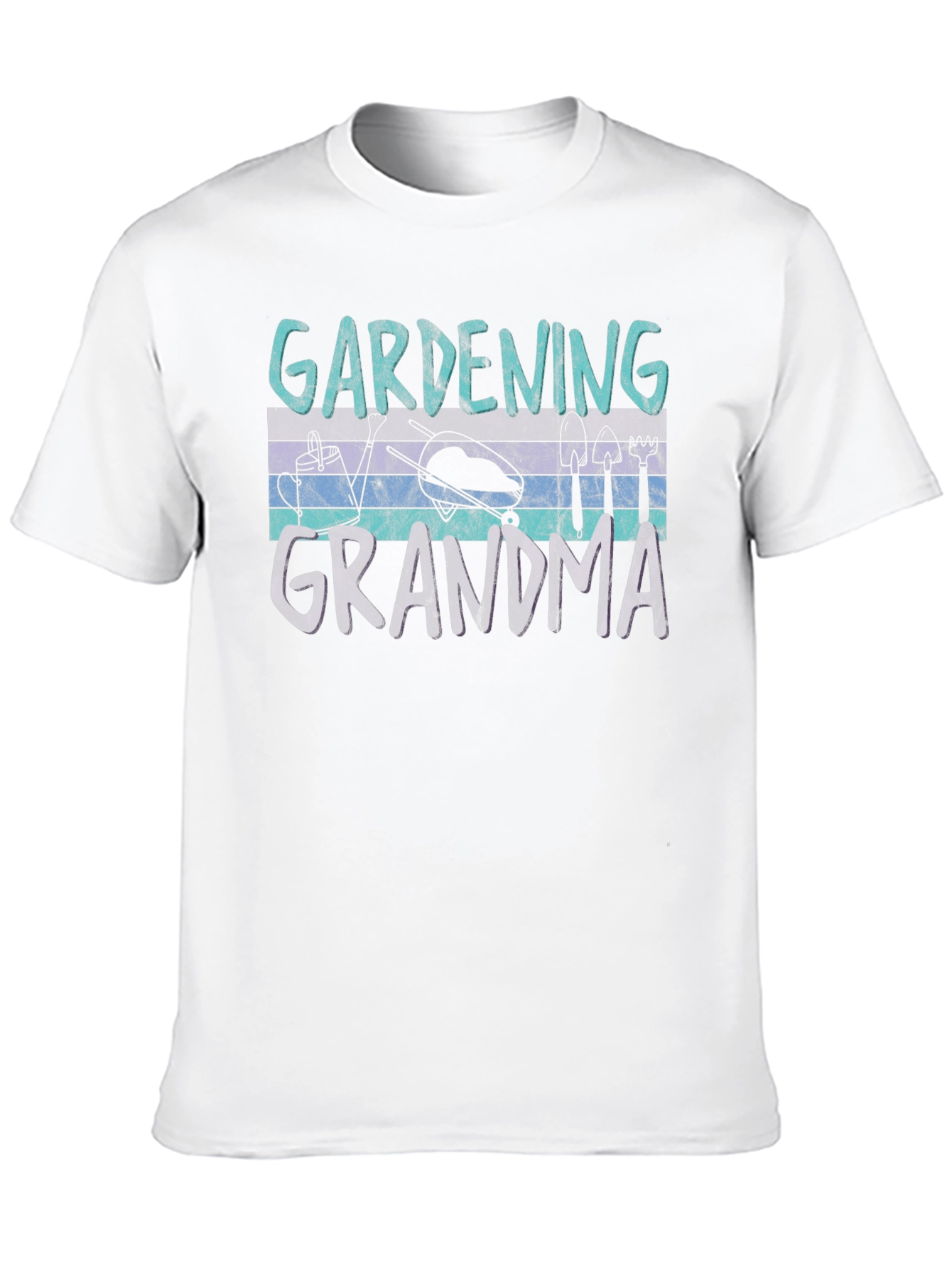 Gardening Grandma Black T-Shirt