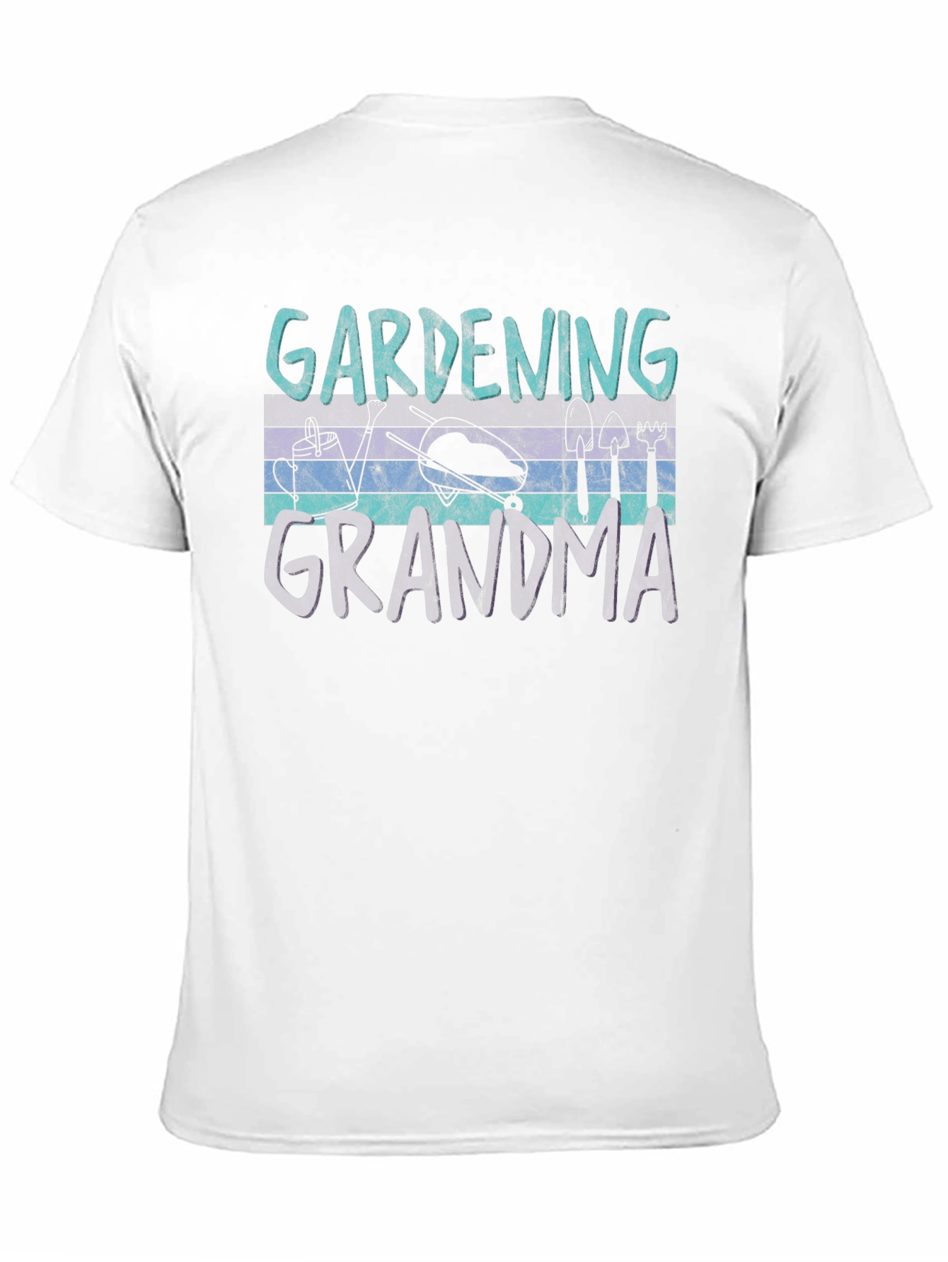 Gardening Grandma Black T-Shirt
