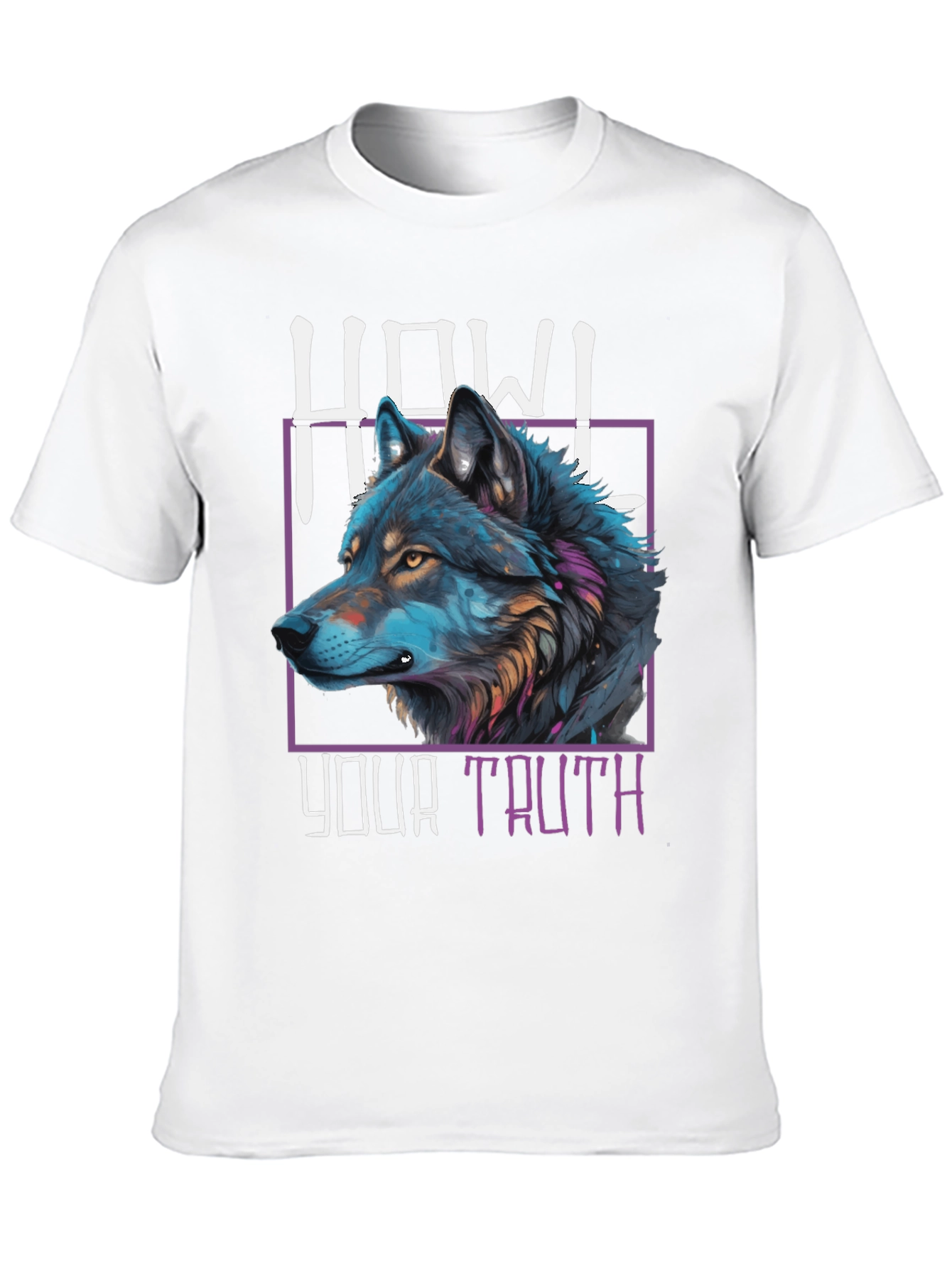 Howl Your Truth Wolf Graphic T-Shirt