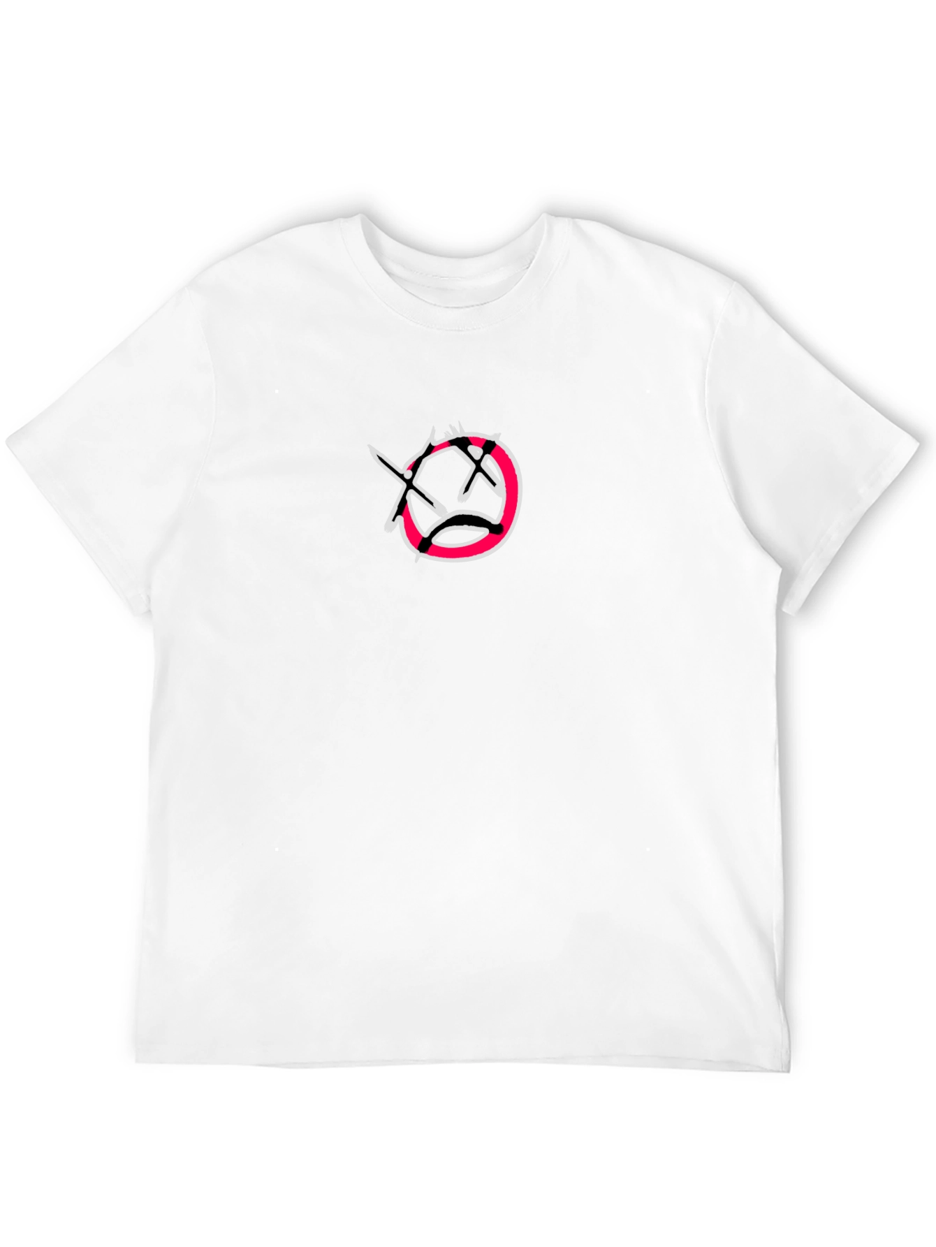 Black T-Shirt with Graphic Print