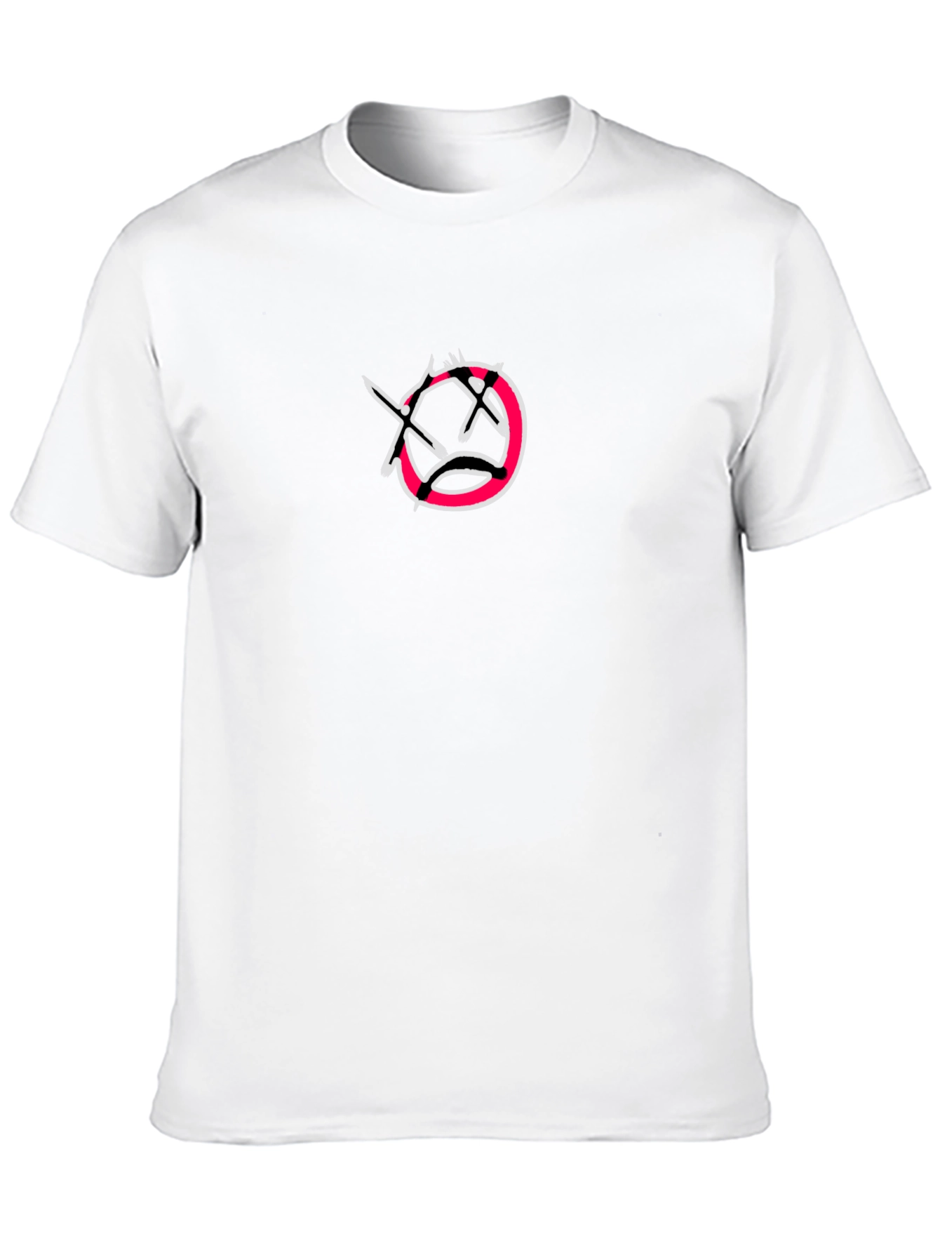 Black T-Shirt with Graphic Print