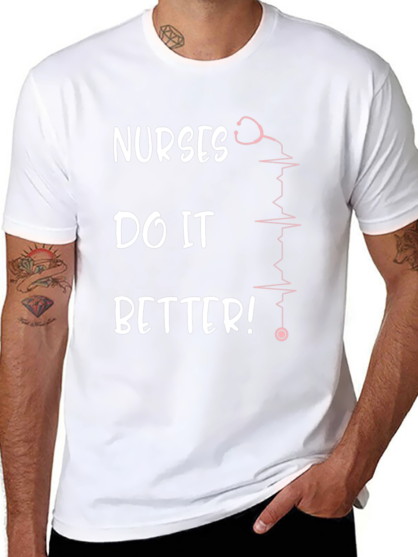 Nurses Do It Better Black T-Shirt