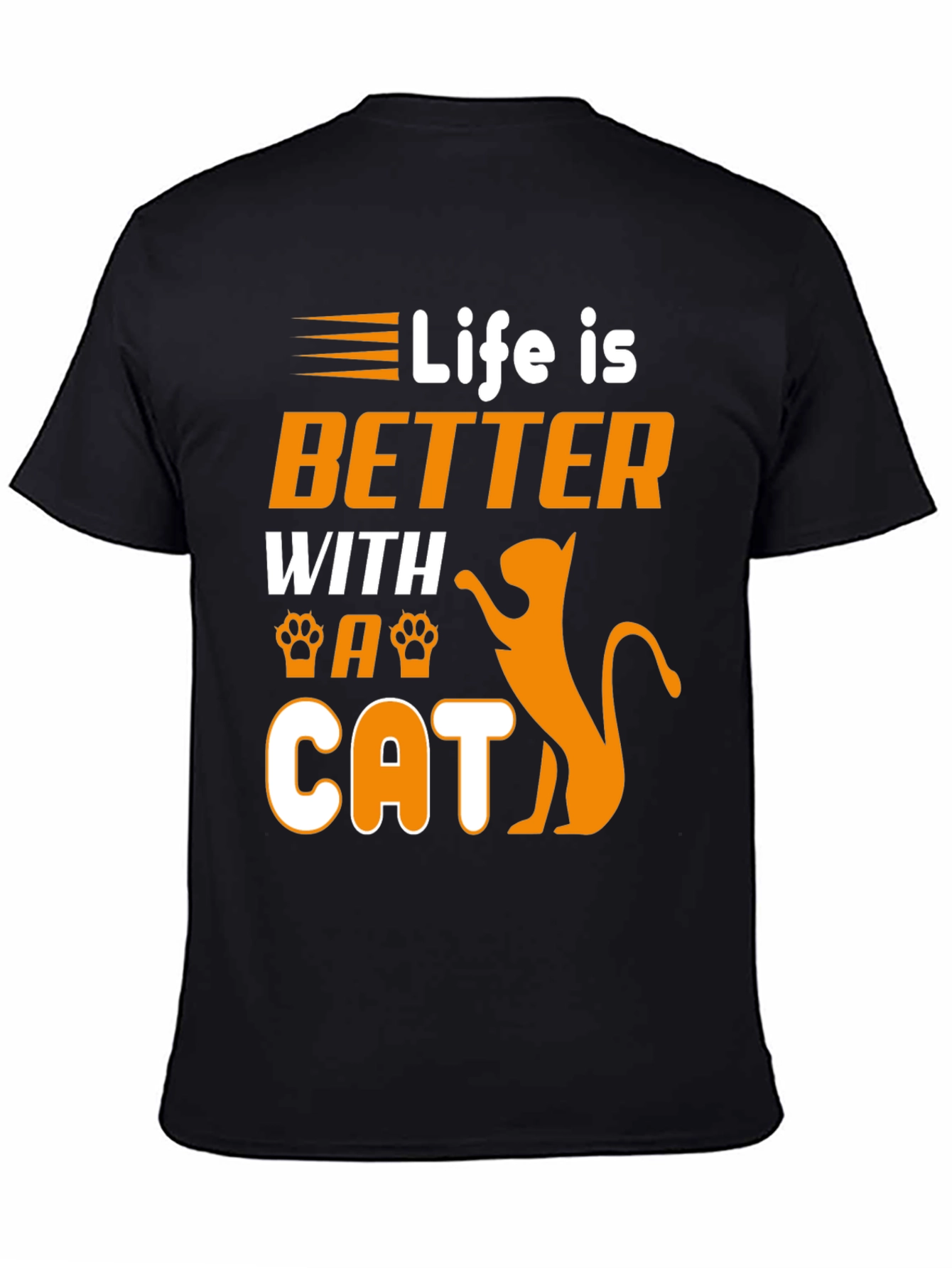Life is Better With a Cat Graphic Tee