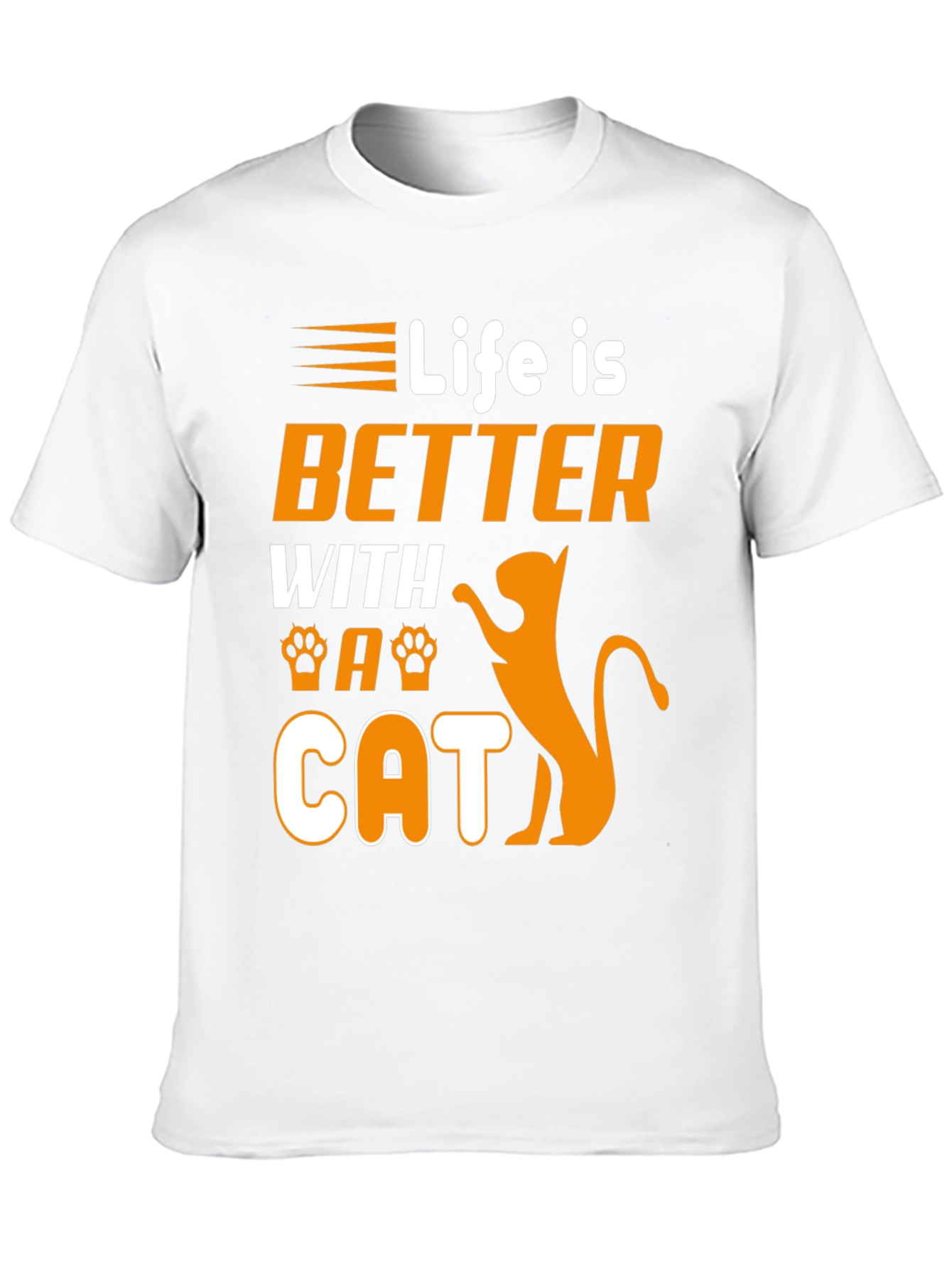 Life is Better With a Cat Graphic Tee