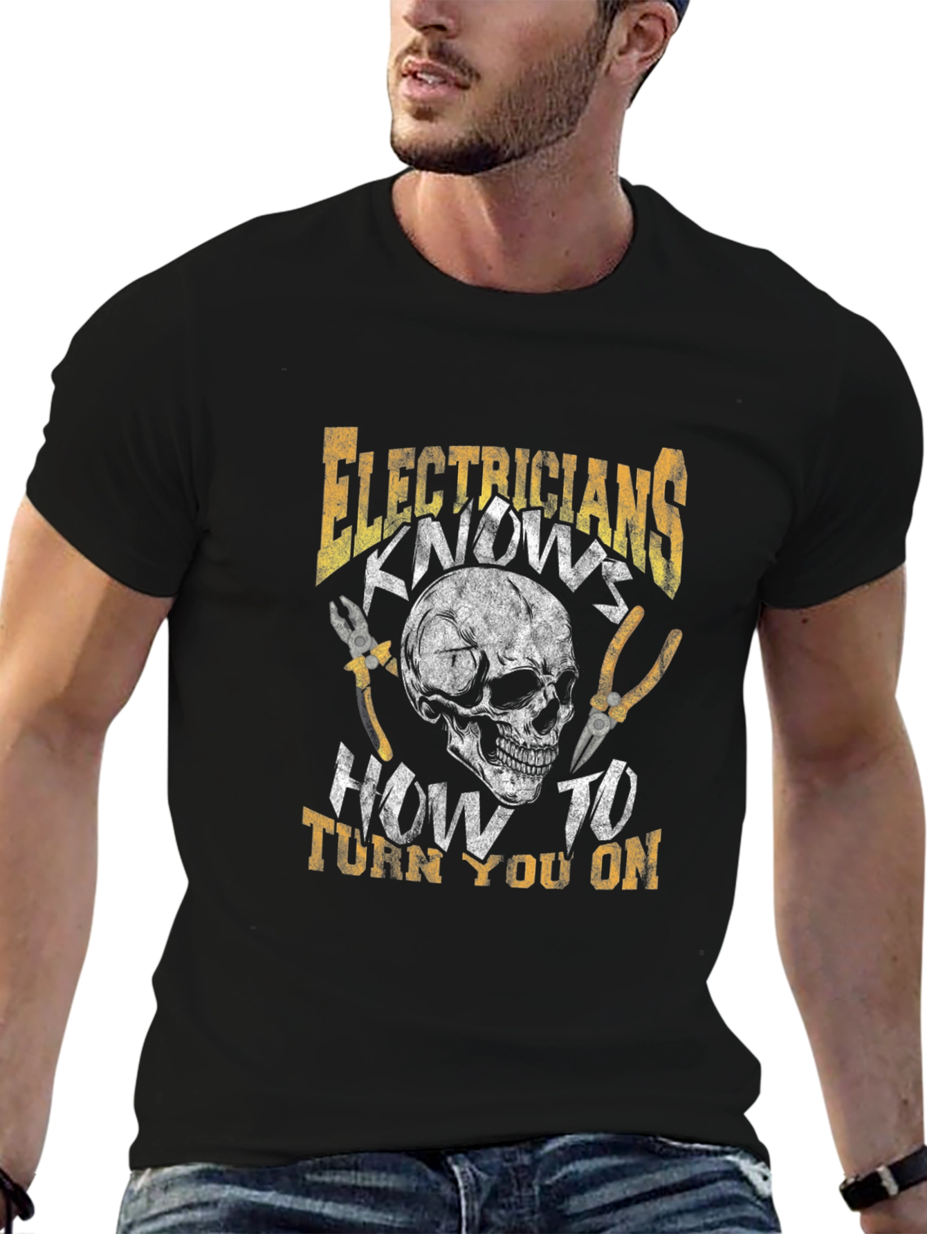 Electrician Humor Graphic T-Shirt