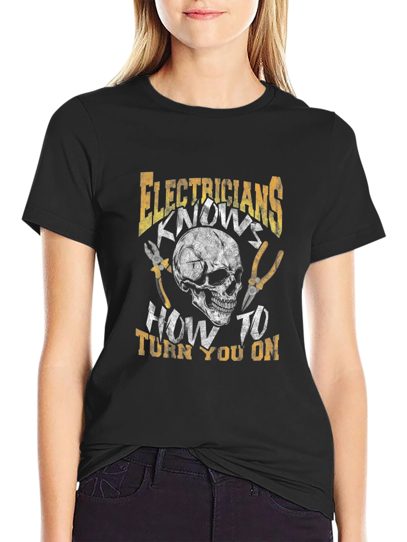 Electrician Humor Graphic T-Shirt