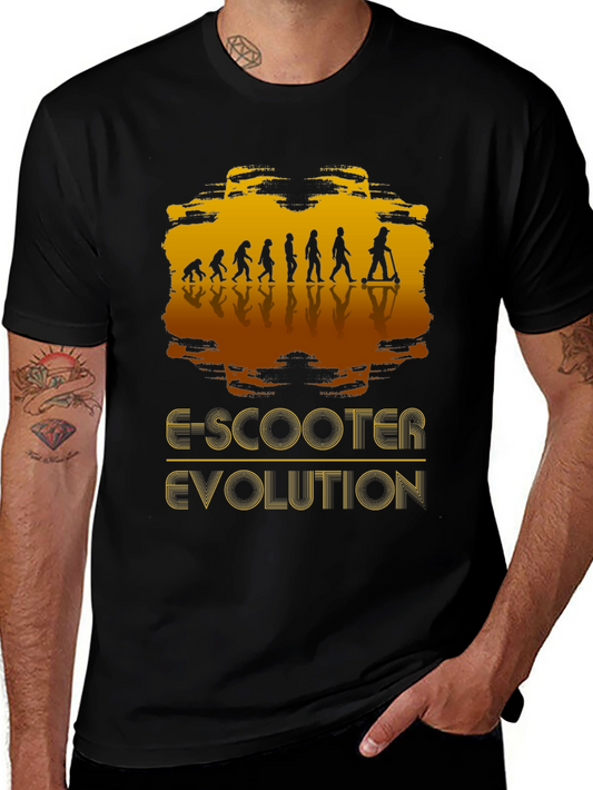 E-Scooter Evolution Graphic T-Shirt
