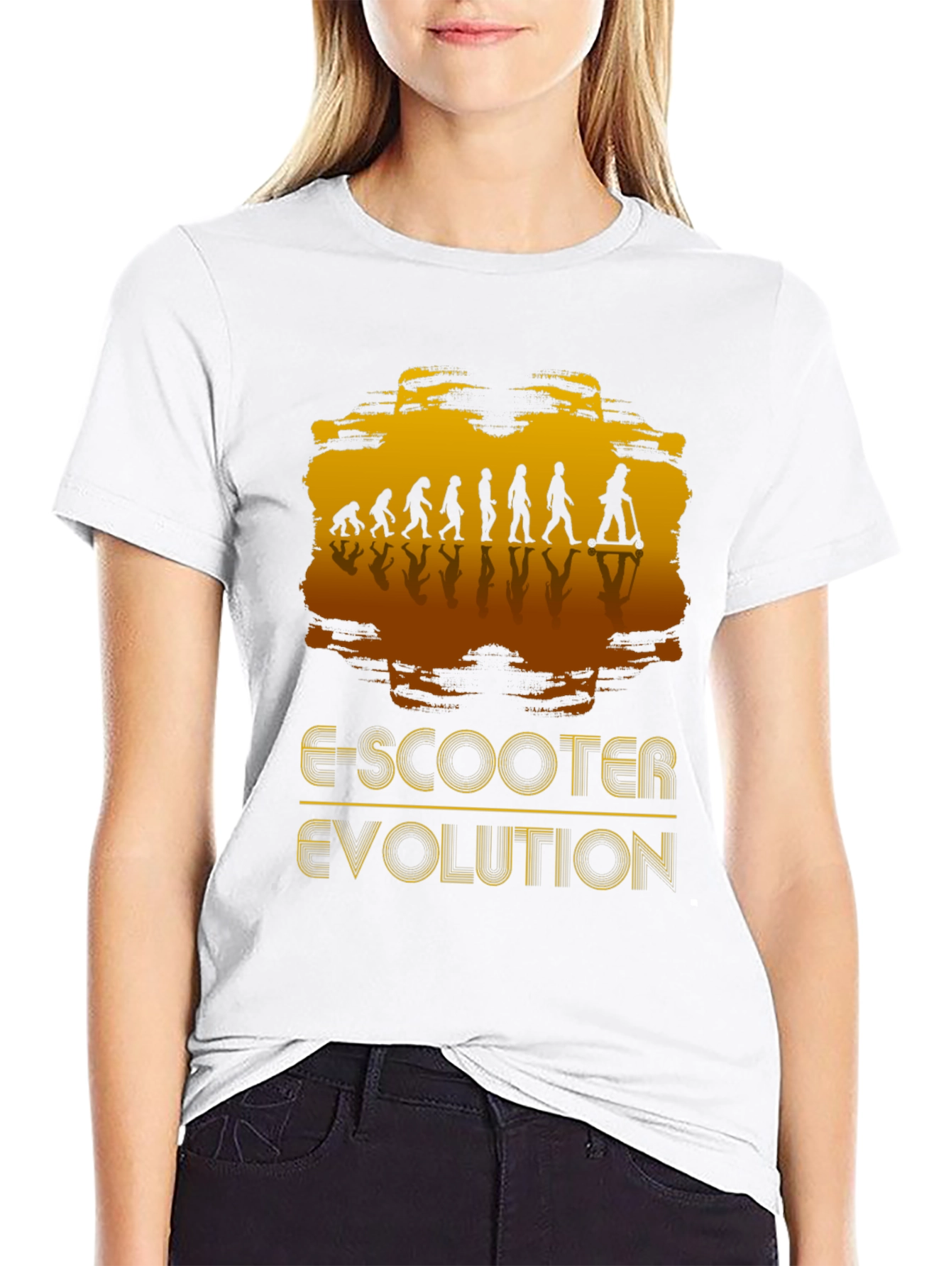 E-Scooter Evolution Graphic T-Shirt
