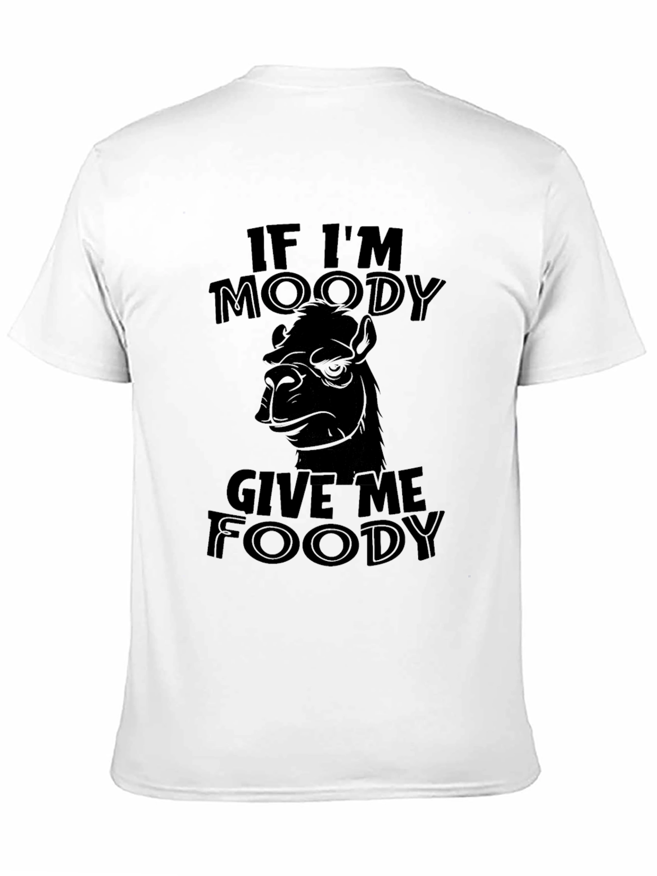 Moody Camel Foody Funny Graphic T-Shirt