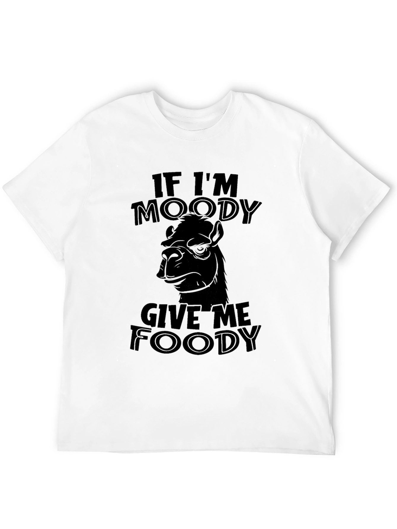 Moody Camel Foody Funny Graphic T-Shirt