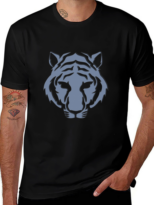 Tiger Graphic Black T-Shirt - Stylish Mens Fashion